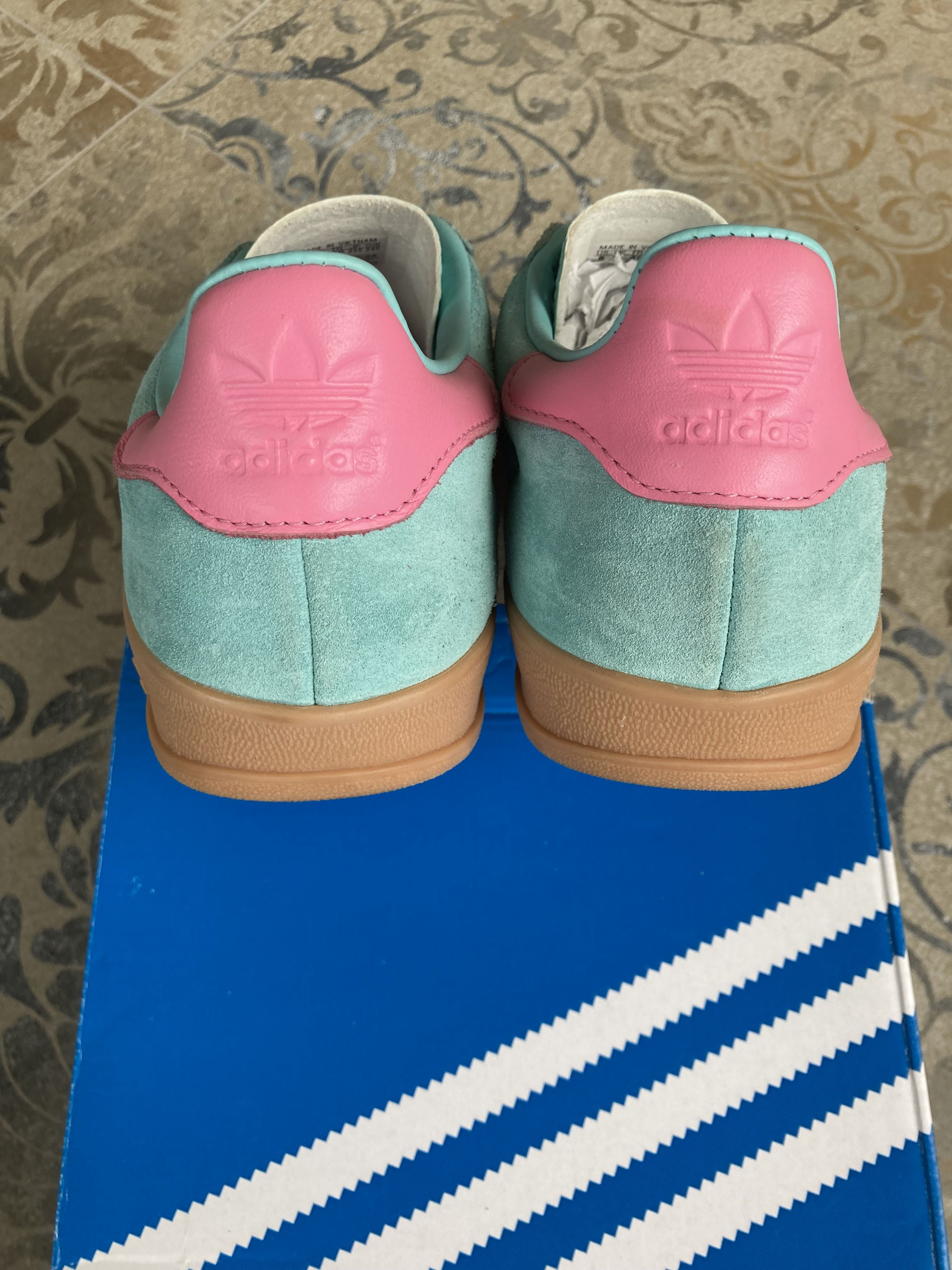 adidas gazelle silver green womens adidas Originals Women's Gazelle Bold