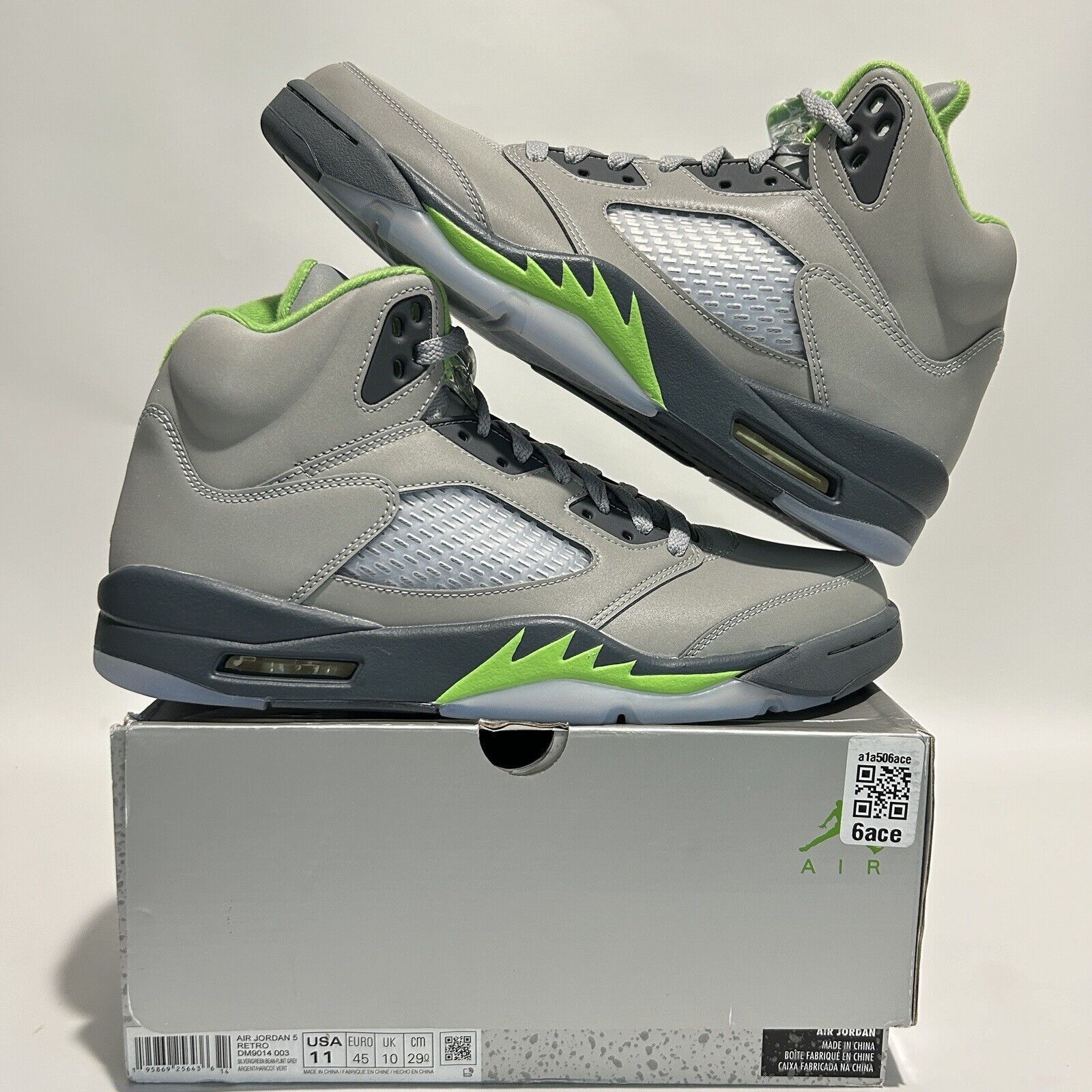 Nike Nike Shoes Air Jordan 5 Retro “Green Bean” 2024 Size US 11 / EU 44 - 1 Thumbnail