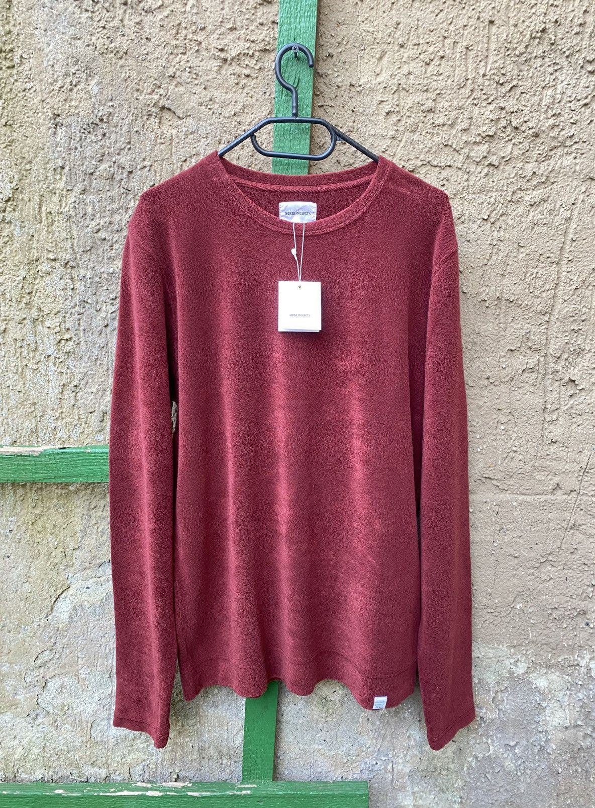 Norse Projects Norse Projects Harfdan Towelling Overdyed Sweatshirt Size M Size US M / EU 48-50 / 2 - 1 Thumbnail