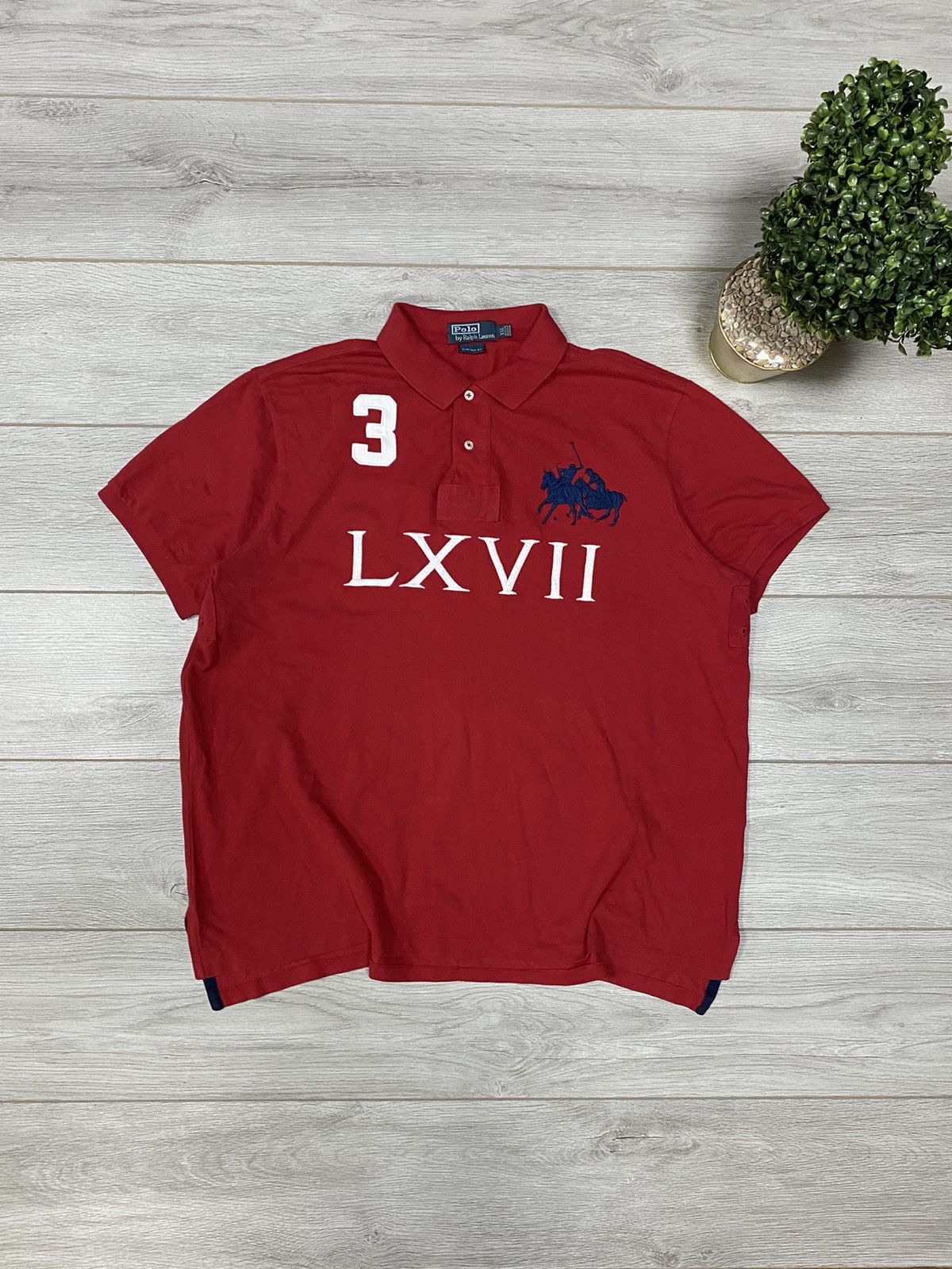 Ralph Lauren Polo Ralph Lauren LZVII riders vintage embro logo shirt Size US XXL / EU 58 / 5 - 1 Thumbnail