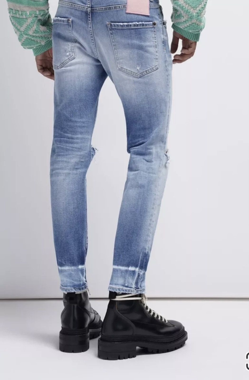 Dsquared2 Dsquared2 DSQUARED2 ROADIE JEANS BLUE SIZE 50 Waist 38 Inch Size US 34 / EU 50 - 19 Thumbnail