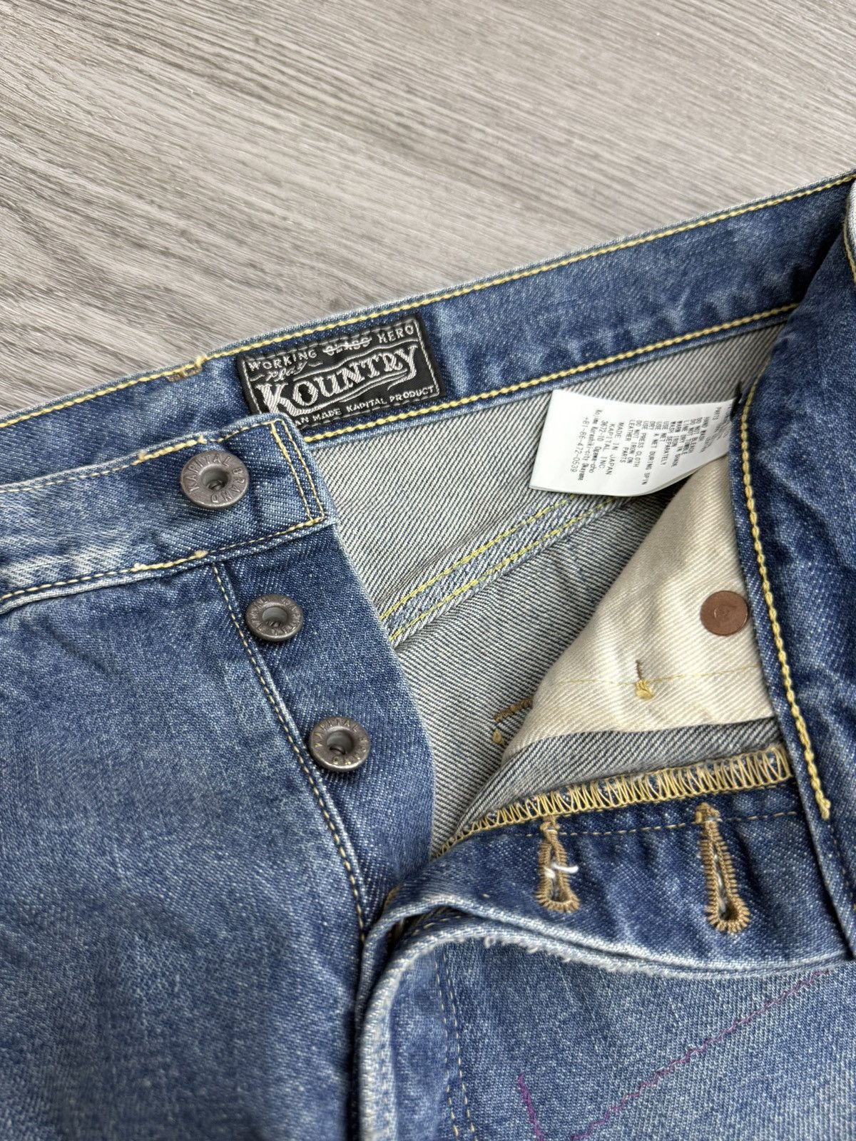 Kapital Kapital monkey cisco patchwork jeans Size US 34 / EU 50 - 6 Thumbnail