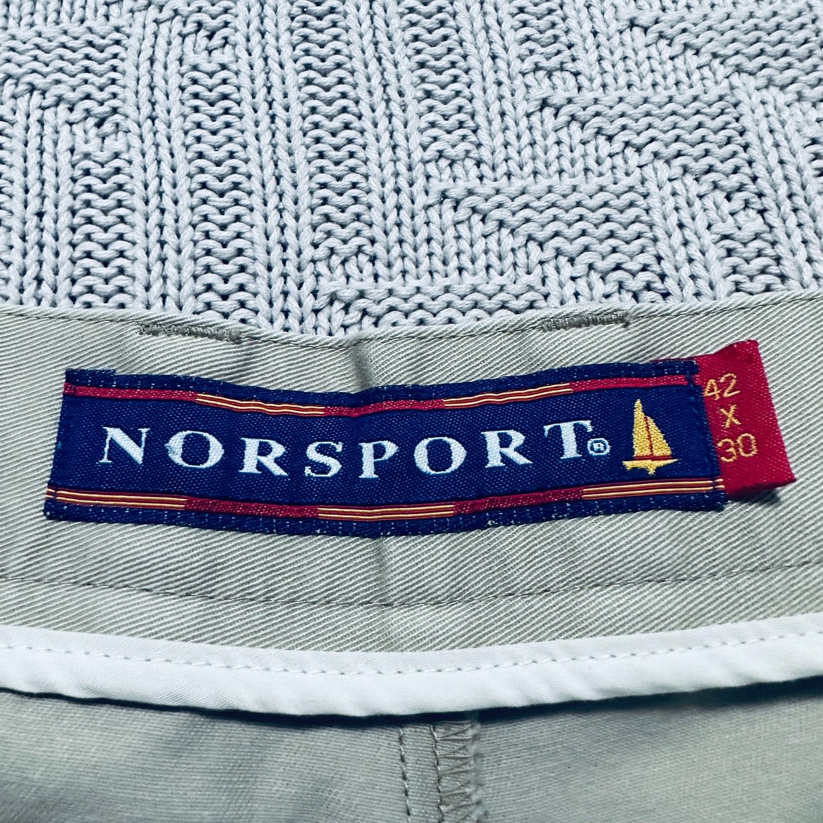 Vintage Norsport khaki chino smart finish pants Size US 42 / EU 58 - 4 Thumbnail