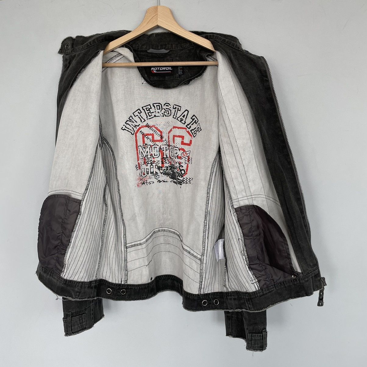 Japanese Brand × Vintage Vintage distressed avantgarde denim jacket style Balenciaga Size US L / EU 52-54 / 3 - 13 Thumbnail