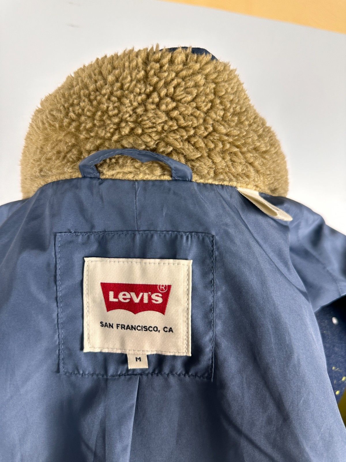 Levi's Levis Summit Sherpa Sleeveless Jacket Beige Vest Mens Size M Size US M / EU 48-50 / 2 - 10 Thumbnail