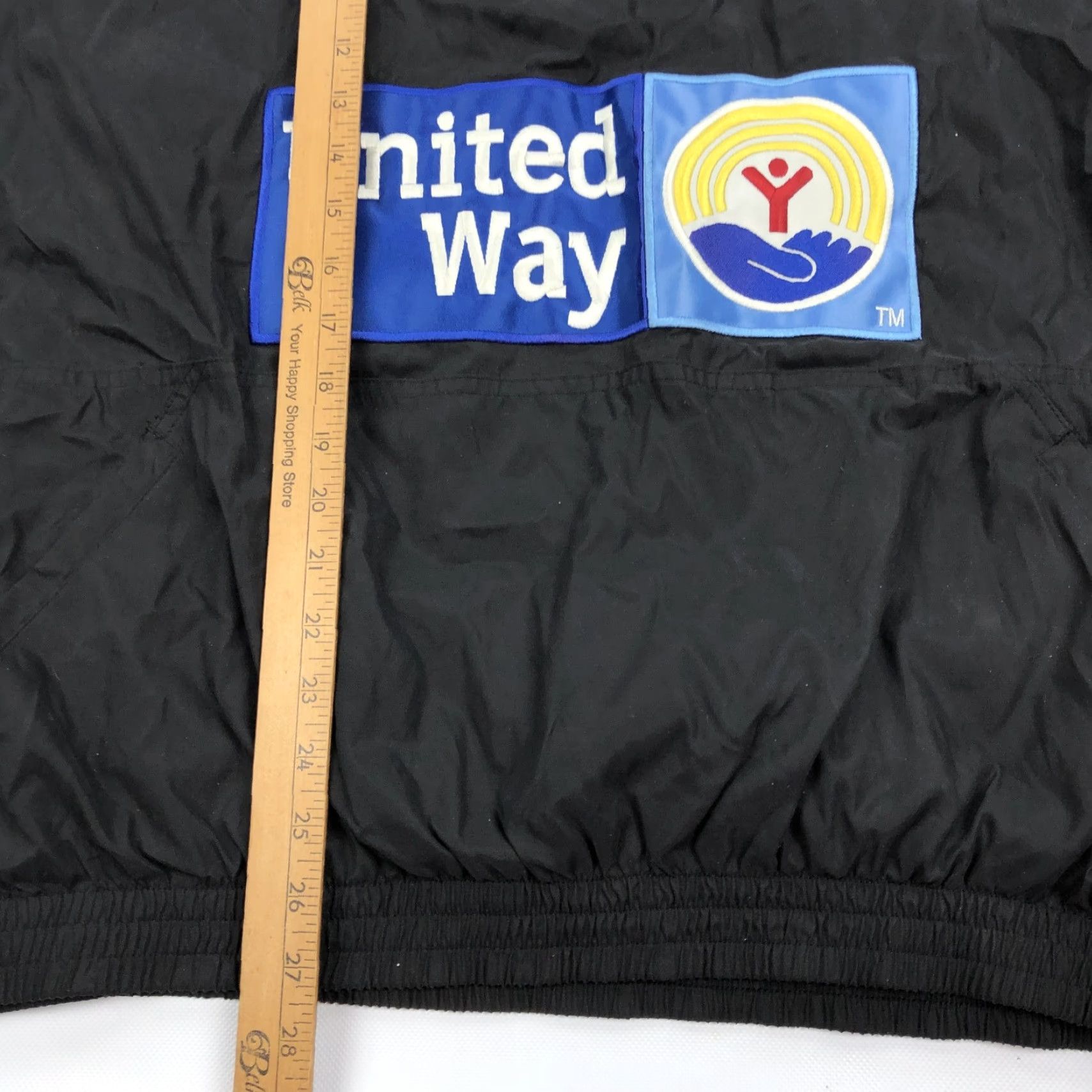 Weatherproof VINTAGE Weatherproof Jacket Windbreaker XL Mens Black Quarter-Zip Mock Neck Logo Aviation Corporate Weatherproof SkyWest United Way Size US XL / EU 56 / 4 - 6 Thumbnail