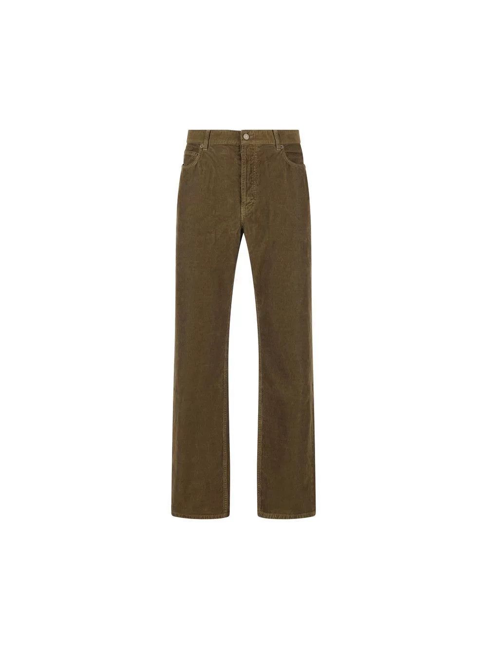 Saint Laurent Paris Saint Laurent Olive Corduroy Pants Size US 31 - 1 Thumbnail