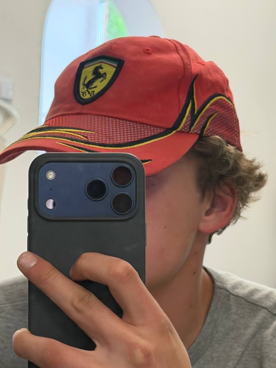 Ferrari Vintage Ferrari Racing Team Formula 1 Spellout Cap Red Size ONE SIZE - 6 Thumbnail