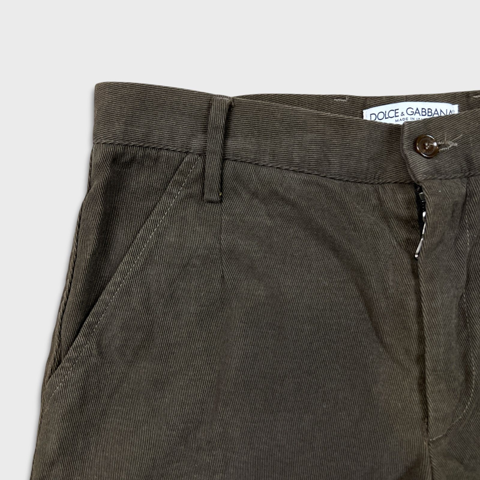 Dolce & Gabbana Dolce & Gabbana Pants 32x31 Casual Corduroy Relaxed Trousers Size US 32 / EU 48 - 3 Thumbnail