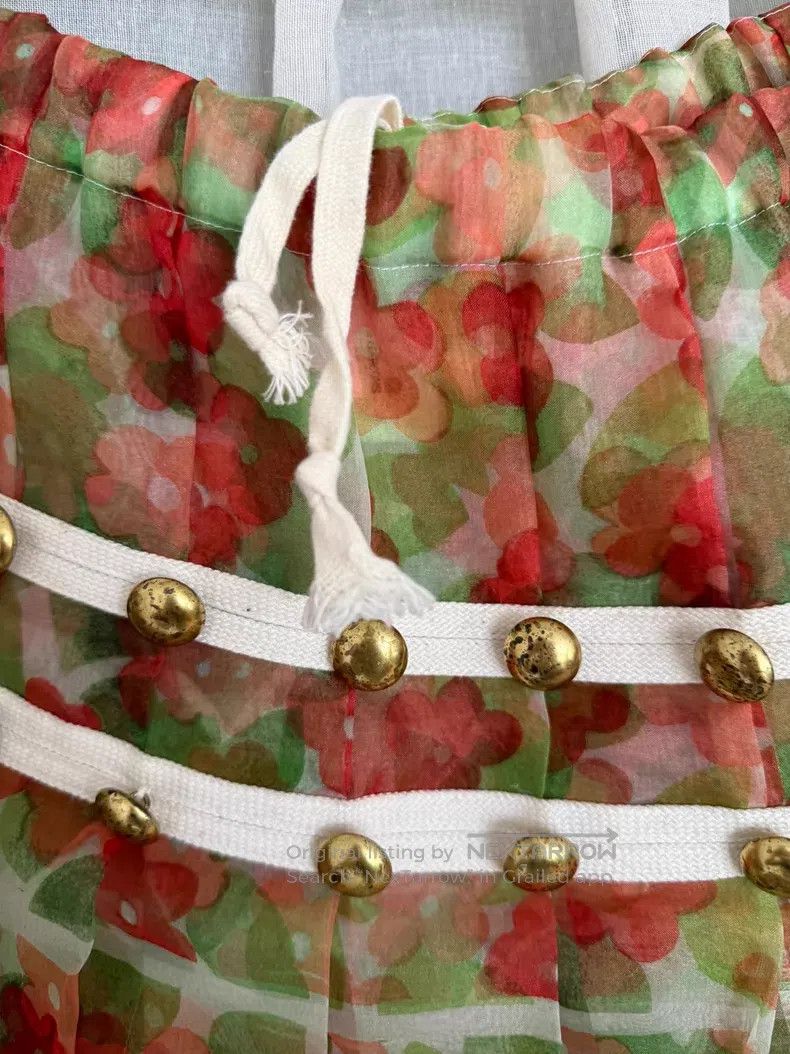 Comme des Garcons Comme Des Garcons size XS Floral Net Veil Skirt Size 23" - 5 Thumbnail