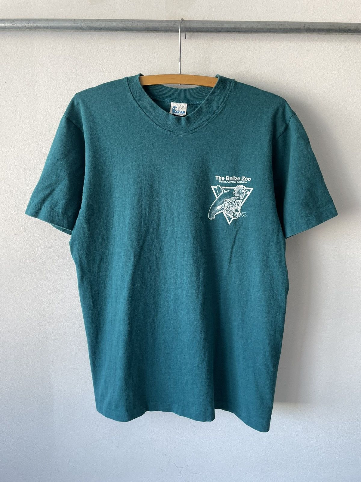 Vintage Vintage 90s Belize Zoo Animals tee Size US L / EU 52-54 / 3 - 1 Thumbnail
