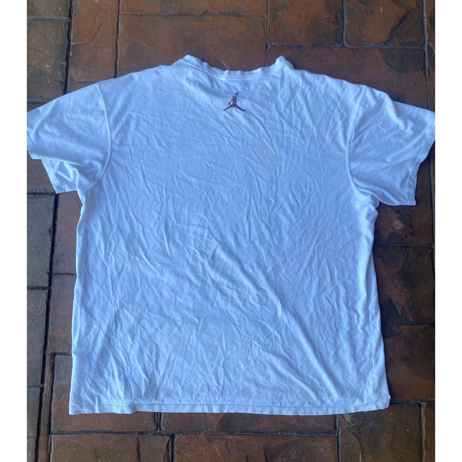 Jordan Brand VINTAGE Michael Jordan Nike Aqua 8 Retro Promo T-Shirt XL Shirt Men White 90s Logo Nike Air Swoosh Size US XL / EU 56 / 4 - 3 Thumbnail