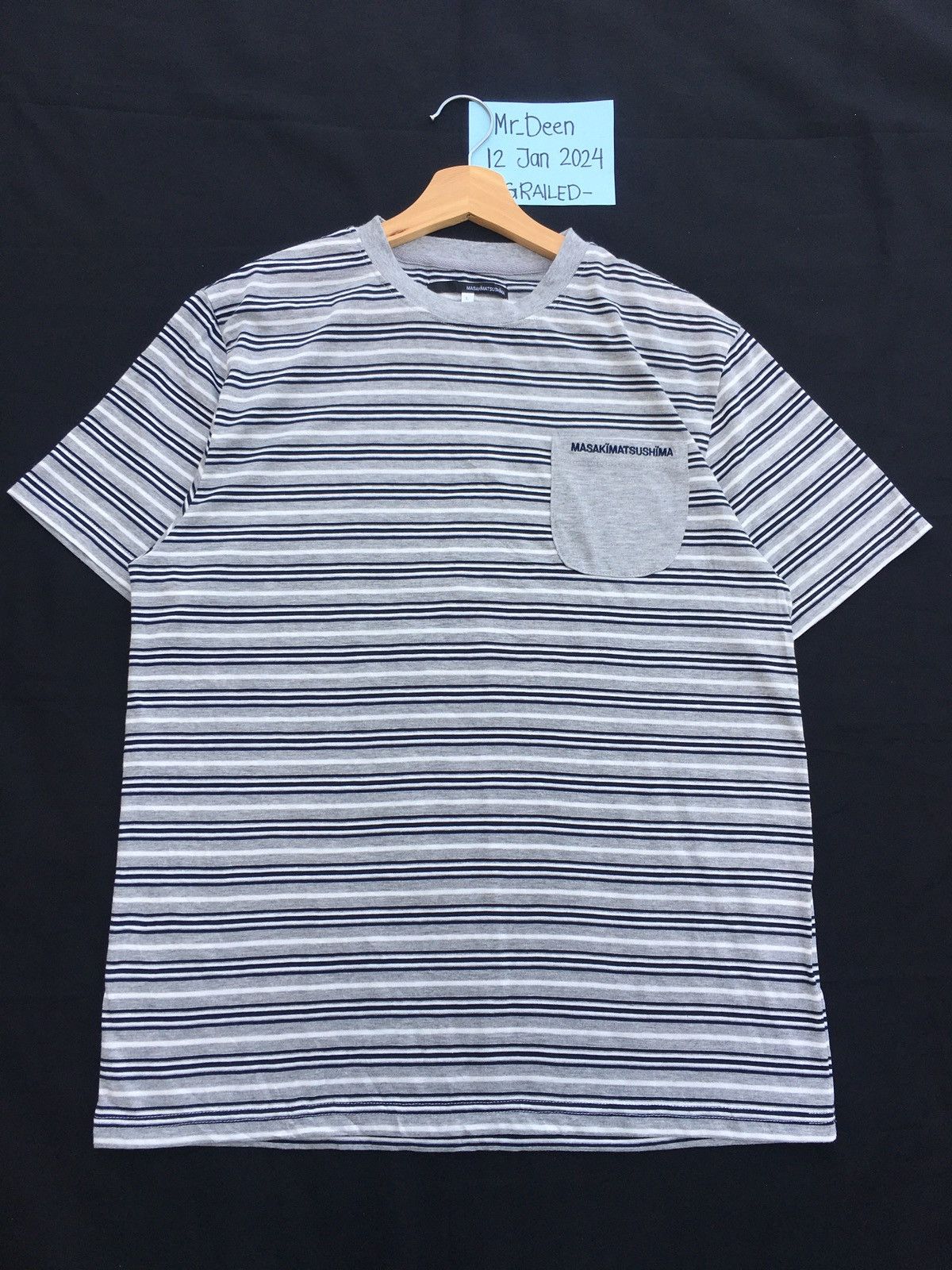 Masaki Matsushima Rare Vintage Masaki Matsushima Stripes Tshirt Size US L / EU 52-54 / 3 - 2 Thumbnail