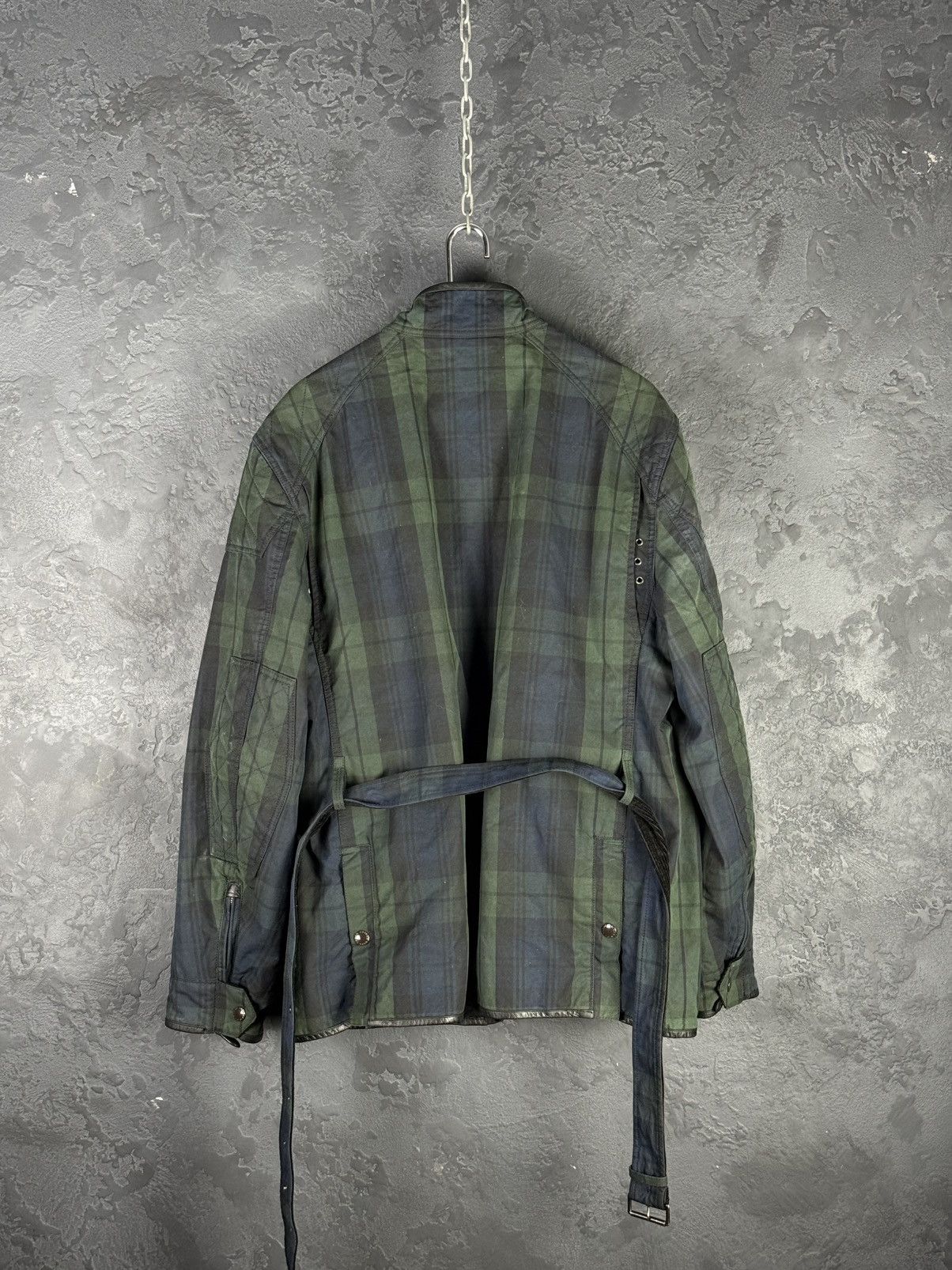 Polo Ralph Lauren Vintage Polo Ralph Lauren Mens Waxed Belted Motorcycl Jacket Size US XL / EU 56 / 4 - 11 Thumbnail