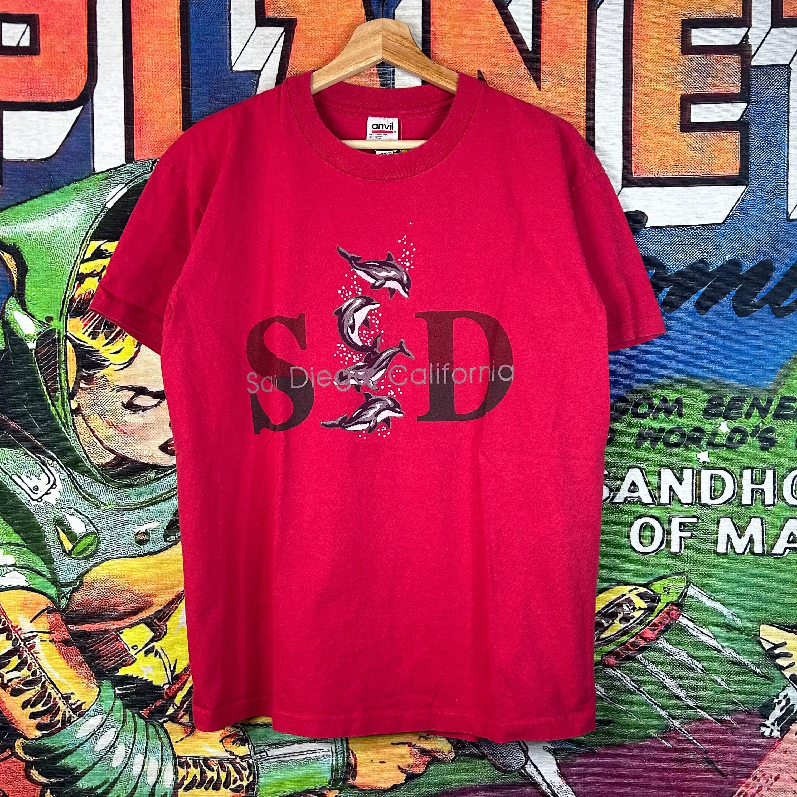 Vintage Vintage 90s San Diego, CA Killer Whale Tee Size L Size US L / EU 52-54 / 3 - 1 Thumbnail