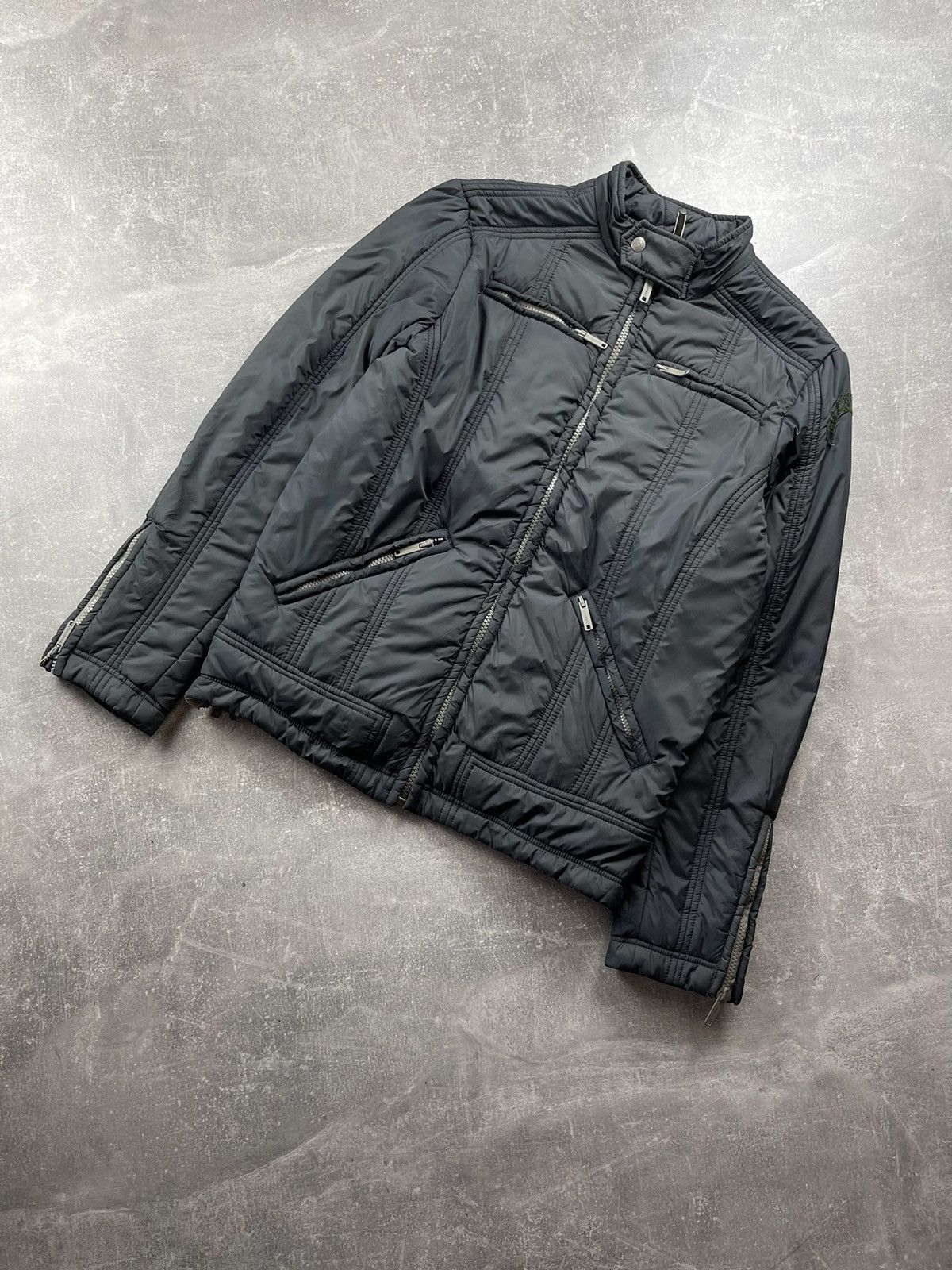 Diesel Diesel Padded Nylon Minimalist MultiPockets Jacket Black Size US M / EU 48-50 / 2 - 1 Thumbnail