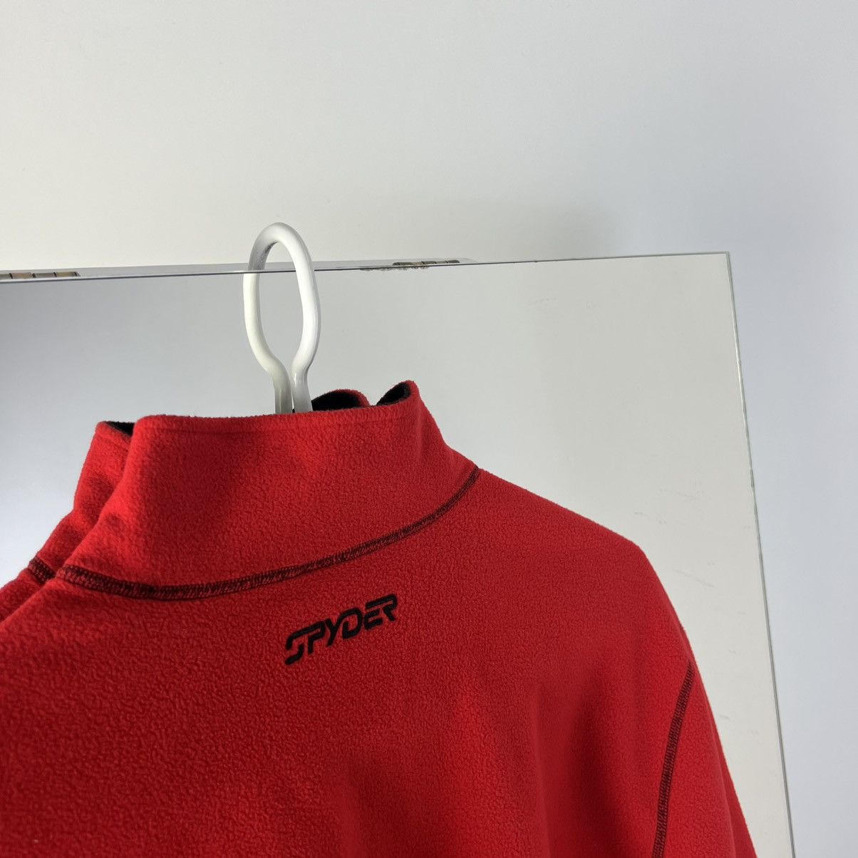 Spyder Vintage Y2K Spyder Mini Logo 1/4 Zip Up Fleece Sweatshirt Size US L / EU 52-54 / 3 - 6 Thumbnail
