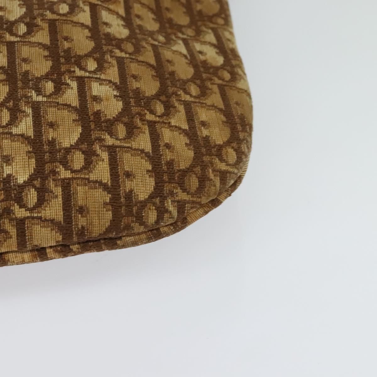 Dior DIOR Trotter Canvas Shoulder Bag Brown Gold Size ONE SIZE - 11 Thumbnail