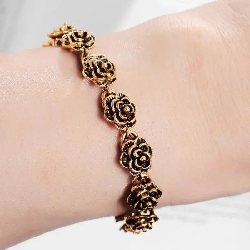 Japanese Brand 18cm Y2K Rose Bracelet Size ONE SIZE - 1 Thumbnail