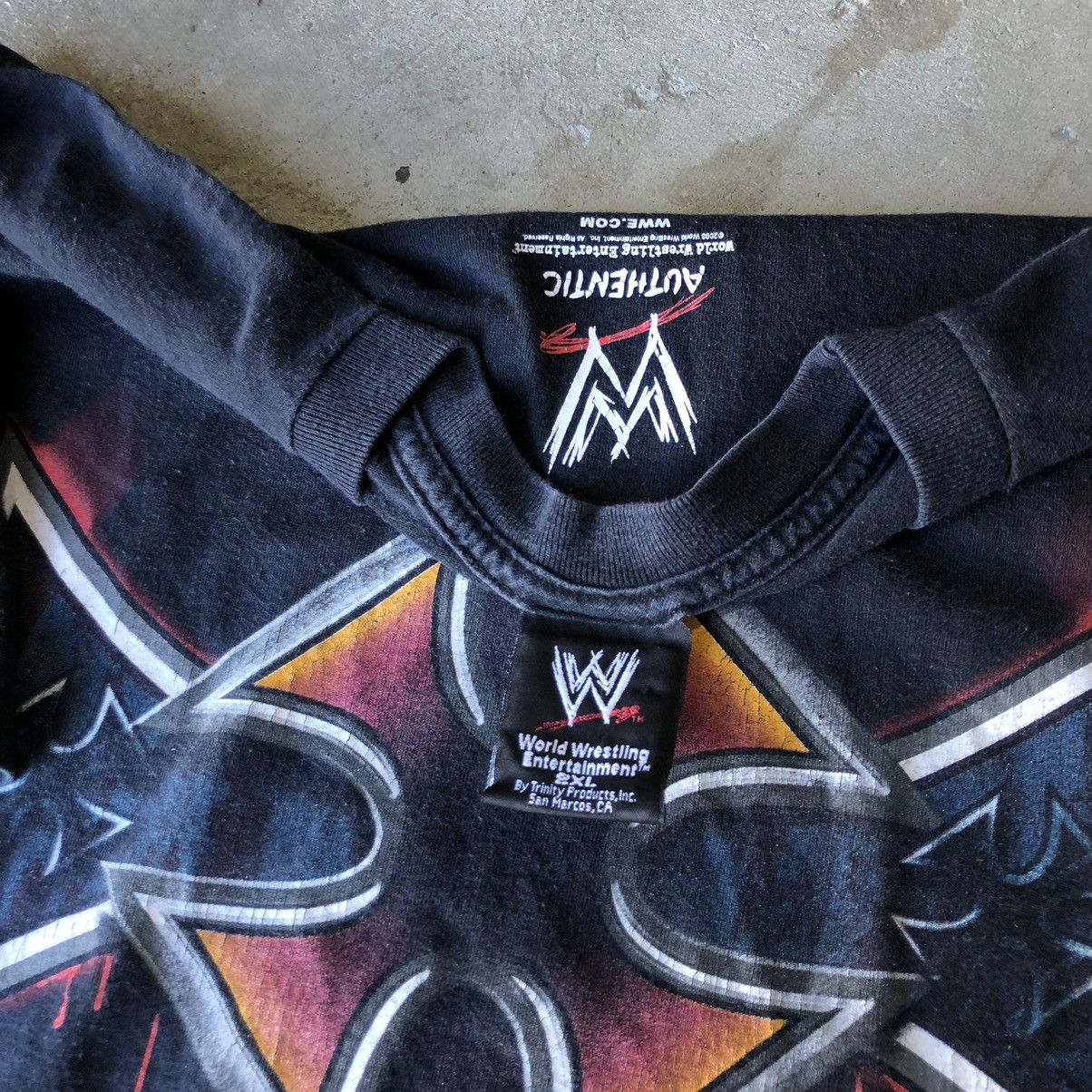 Vintage × WWF Vintage 2003 Triple H The Game Cross Y2K Tee Shirt Size US XXL / EU 58 / 5 - 5 Thumbnail