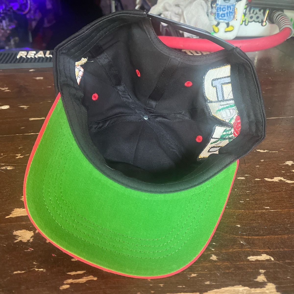 Vintage Beavis and Butt-Head Guns N’ Roses MTV Black SnapBack Hat Size ONE SIZE - 6 Thumbnail