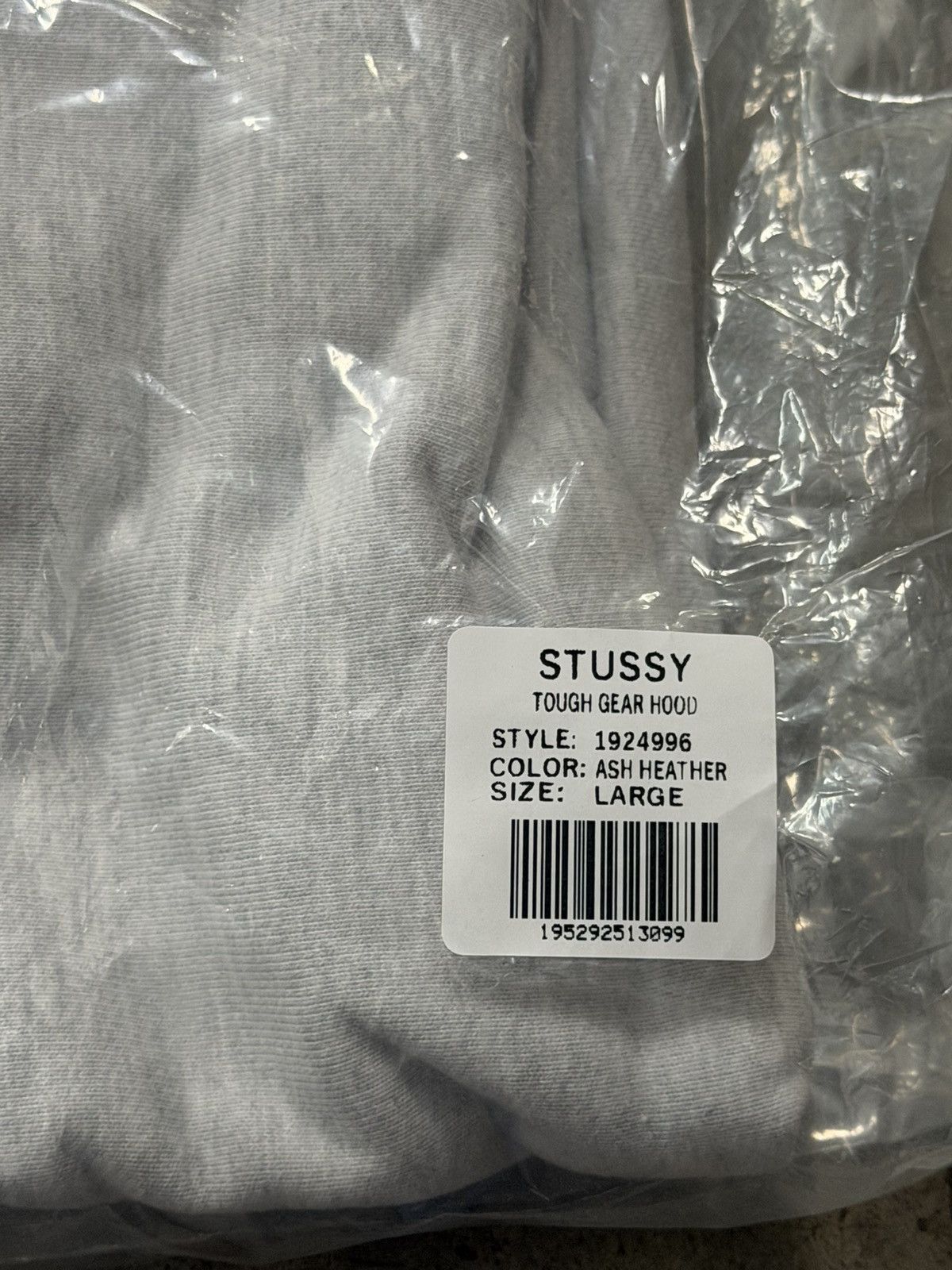 Stussy STUSSY Tough Gear Hoodie “Ash Heather” Size US M / EU 48-50 / 2 - 14 Thumbnail