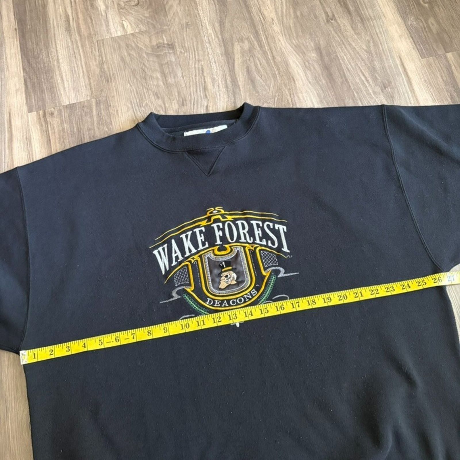 Vintage Vintage Wake Forest University Crewneck Sweatshirt Size 2XL Size US XXL / EU 58 / 5 - 4 Thumbnail