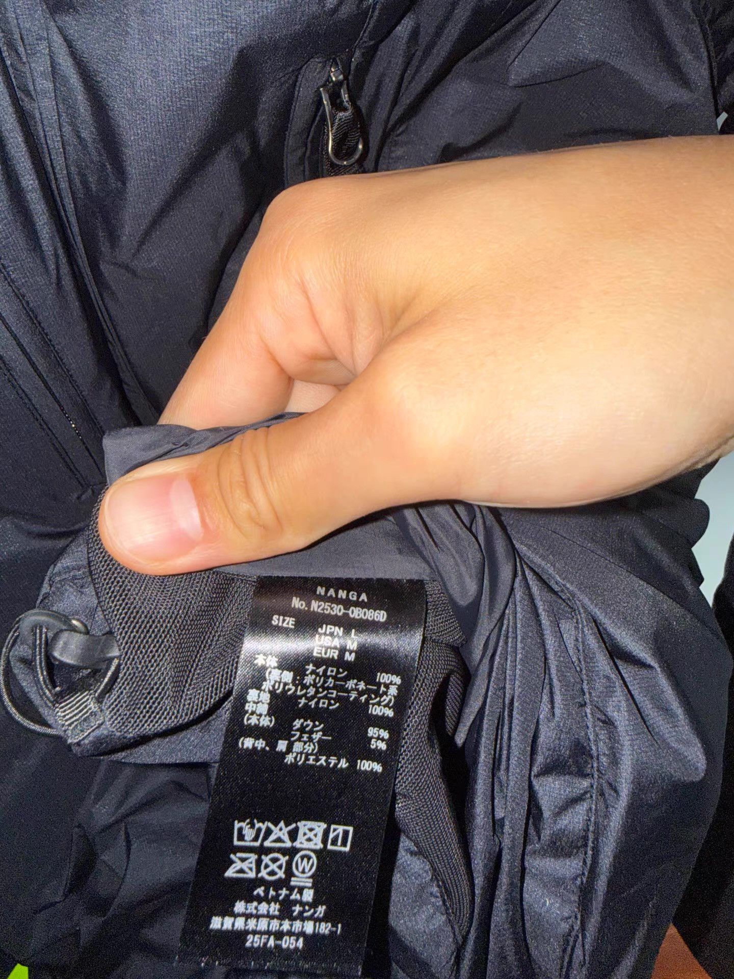 NANGA NANGA MOUNTAIN PEAK DOWN JK Hungarian Goose Down Jacket Q17 Size US L / EU 52-54 / 3 - 5 Thumbnail
