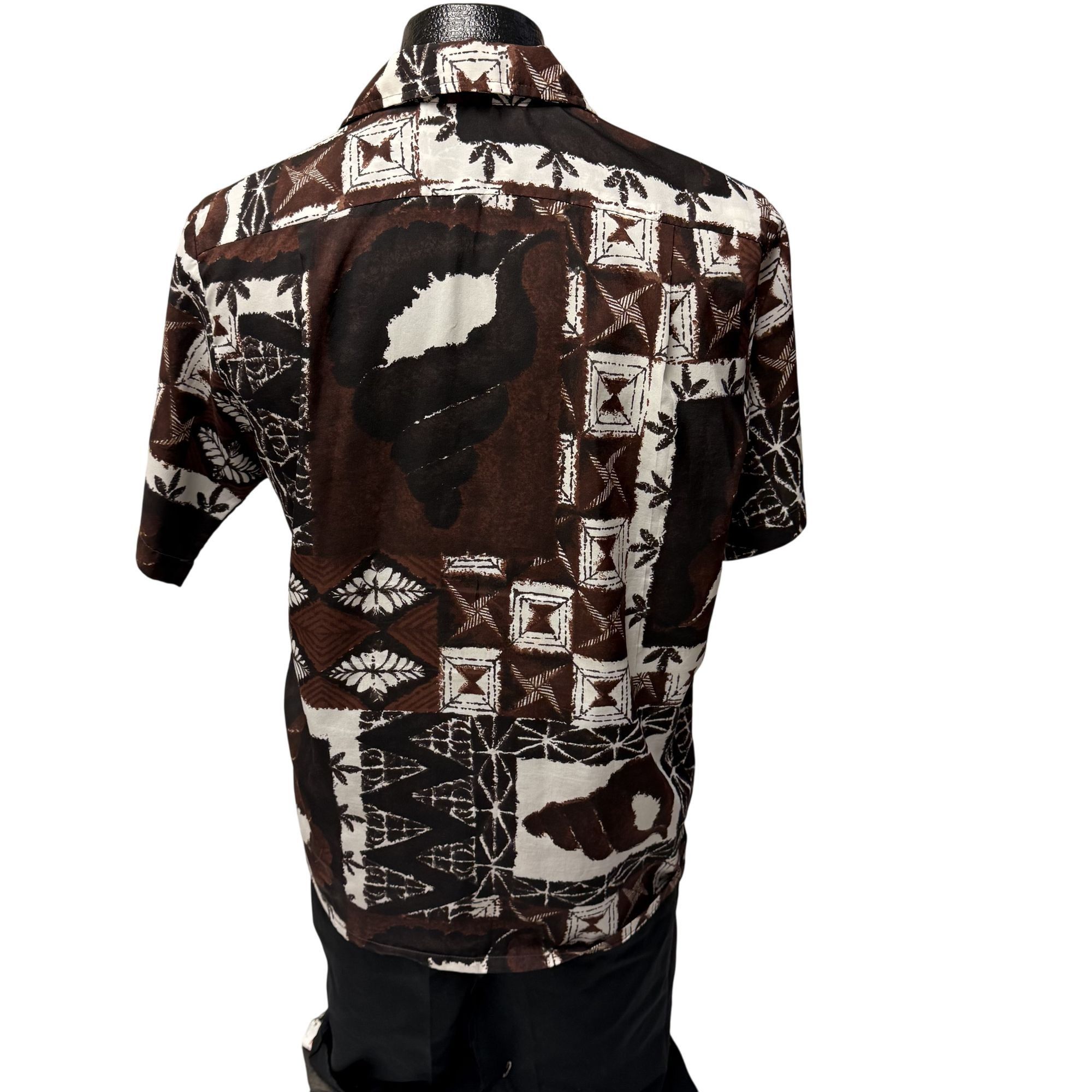 Other Vtg Barefoot Paradise Butterfly Collar Geometric Shirt Size US M / EU 48-50 / 2 - 4 Thumbnail