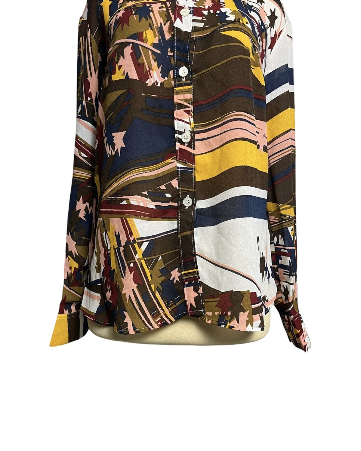 Hysteric Glamour 1990s Hysteric Glamour Abstract Stars Blouse Size M / US 6-8 / IT 42-44 - 7 Thumbnail