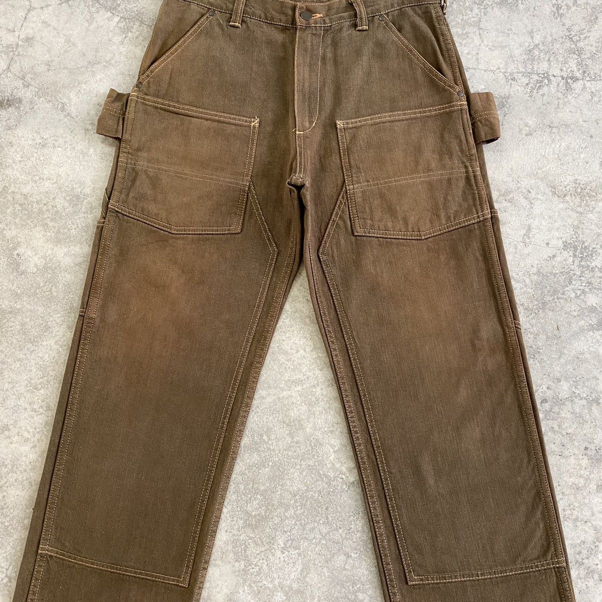 Bape × Vintage Double Knee Denim Size US 31 - 4 Thumbnail