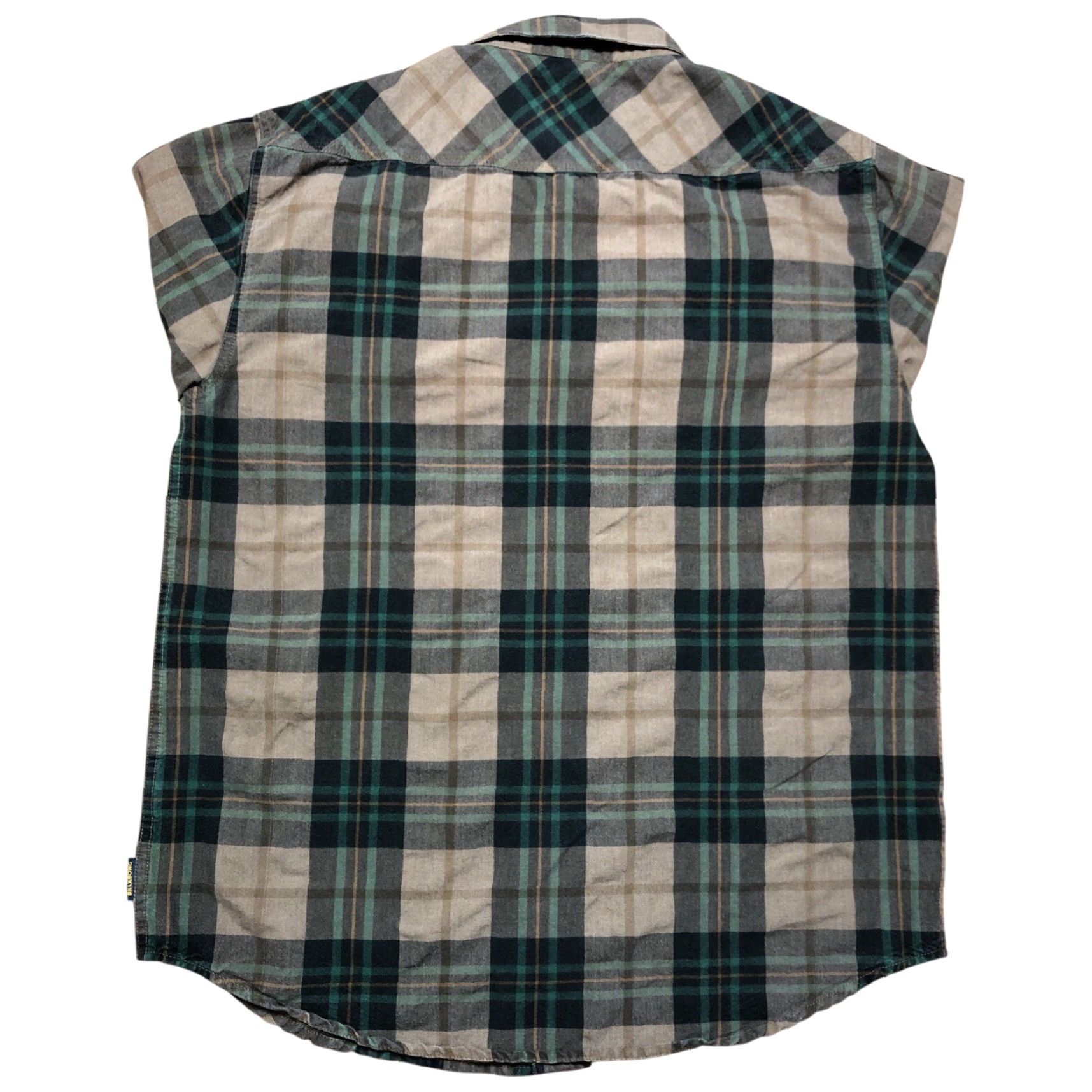 Billabong Billabong Shirt Large Mens Long Sleeve Button Up Plaid Green Brown Surf Plus Size US L / EU 52-54 / 3 - 3 Thumbnail
