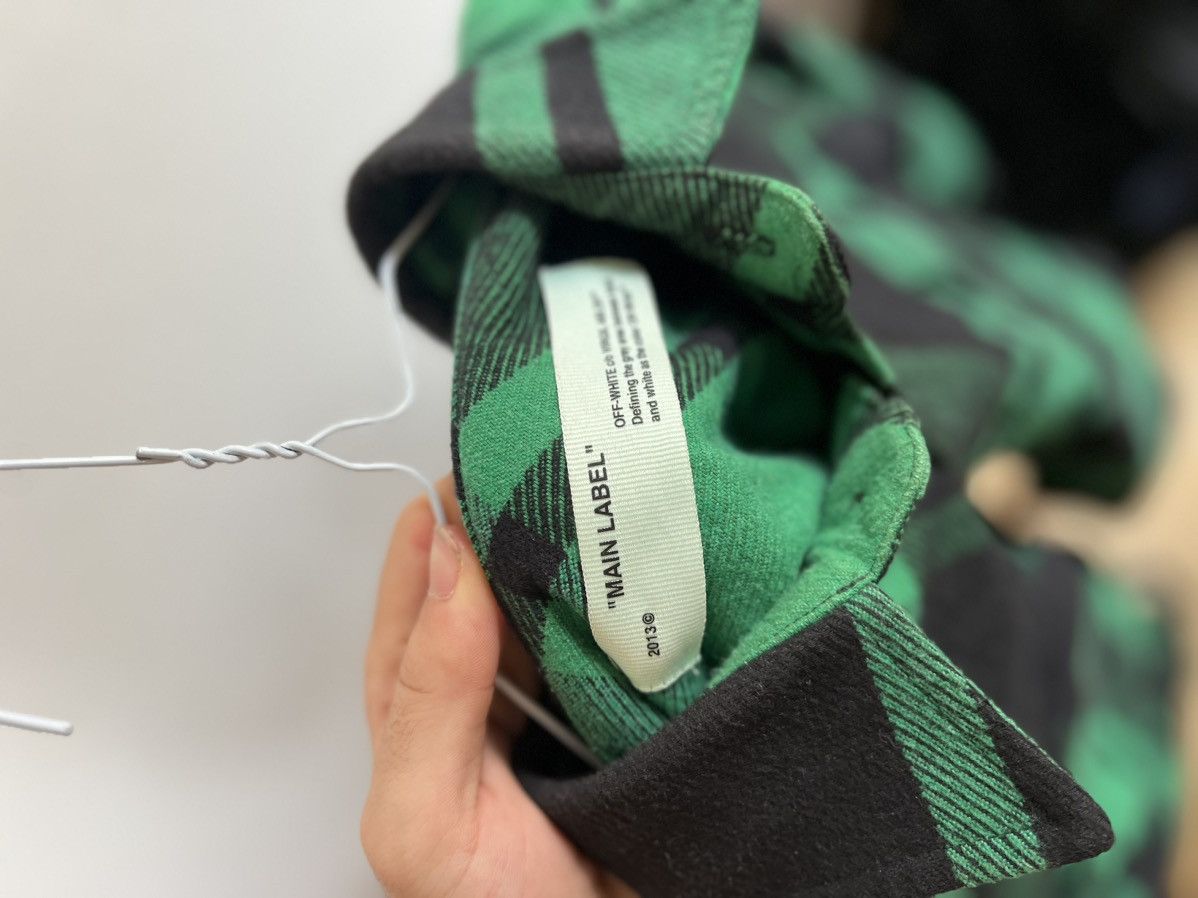 Off-White Off white Green flannel Size US M / EU 48-50 / 2 - 9 Thumbnail