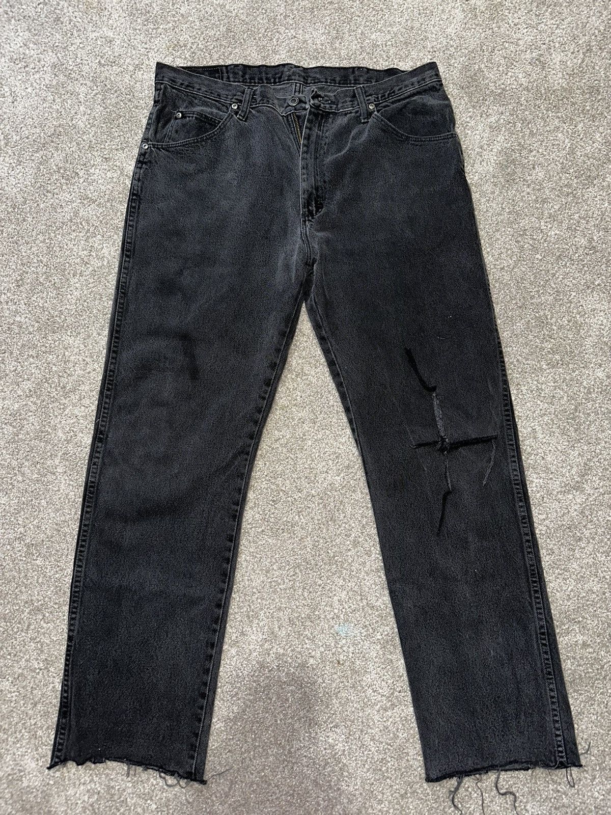 Wrangler Vintage wrangler black denim Size US 36 / EU 52 - 1 Thumbnail