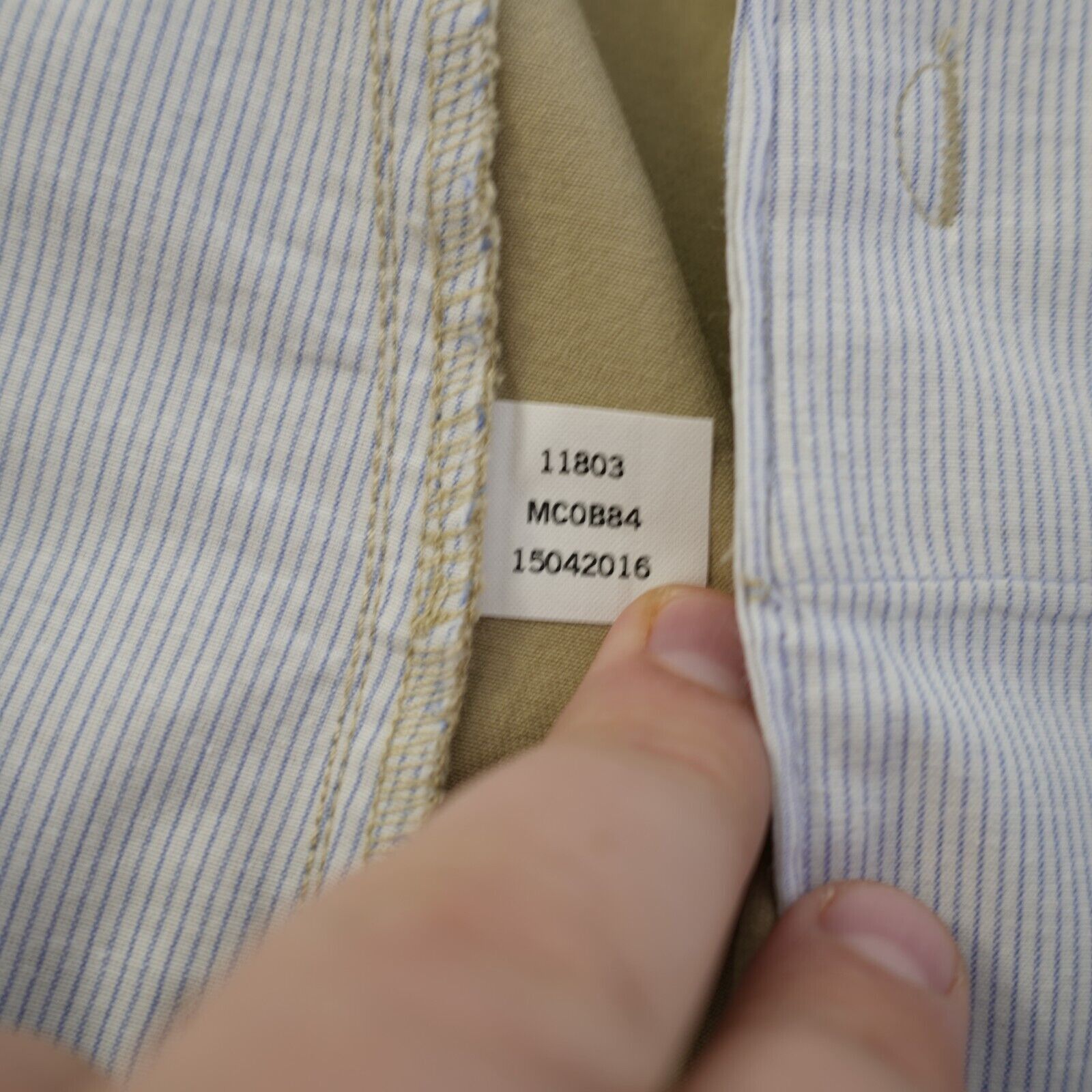 Peter Millar Peter Millar Pima Cotton Chino Pants Tan Flat Front High Ris Size US 40 / EU 56 - 6 Thumbnail