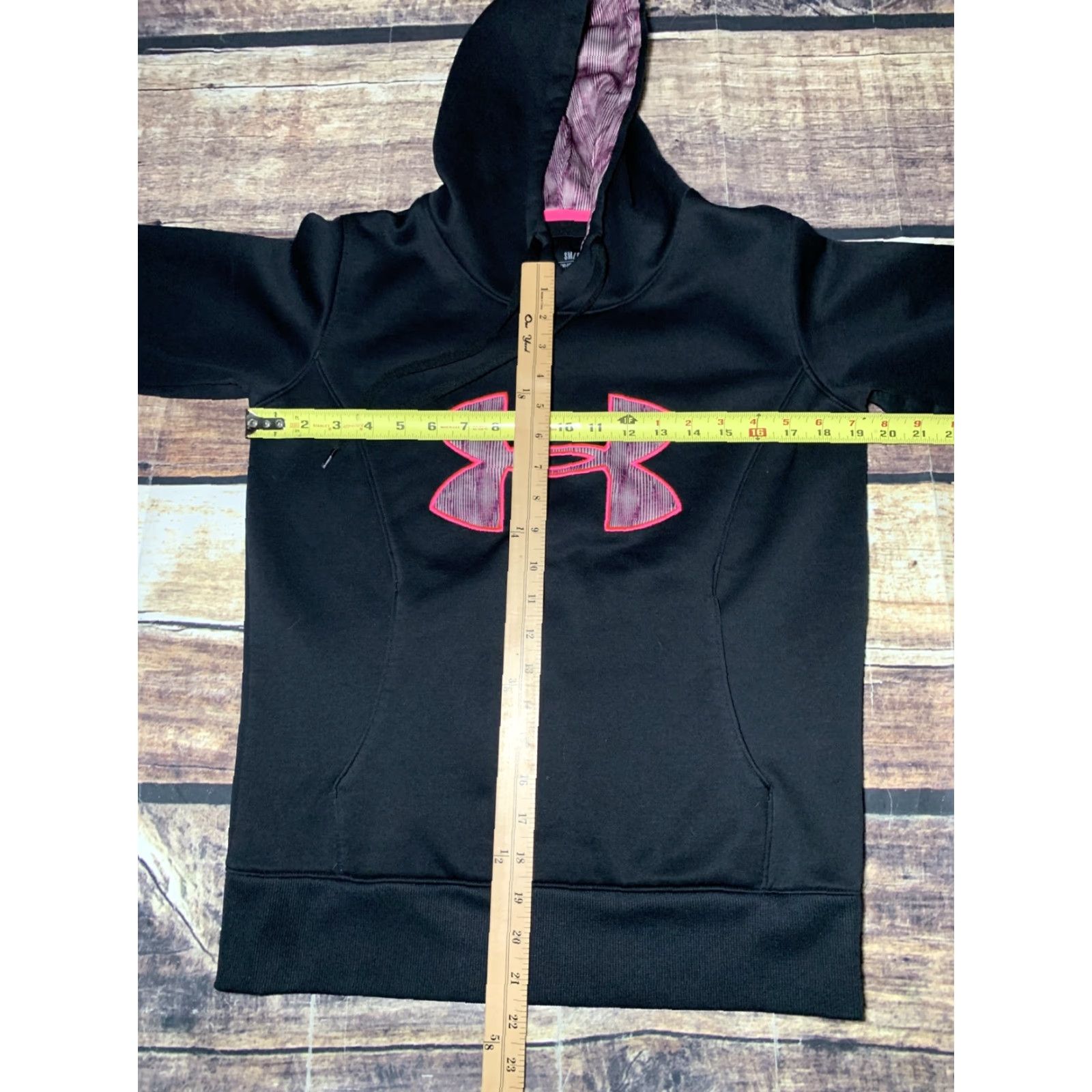 Under Armour Under Armour Coldgear Sweatshirt Hooded Small Black Pink Mens Cold Gear Hoodie Size US S / EU 44-46 / 1 - 7 Thumbnail