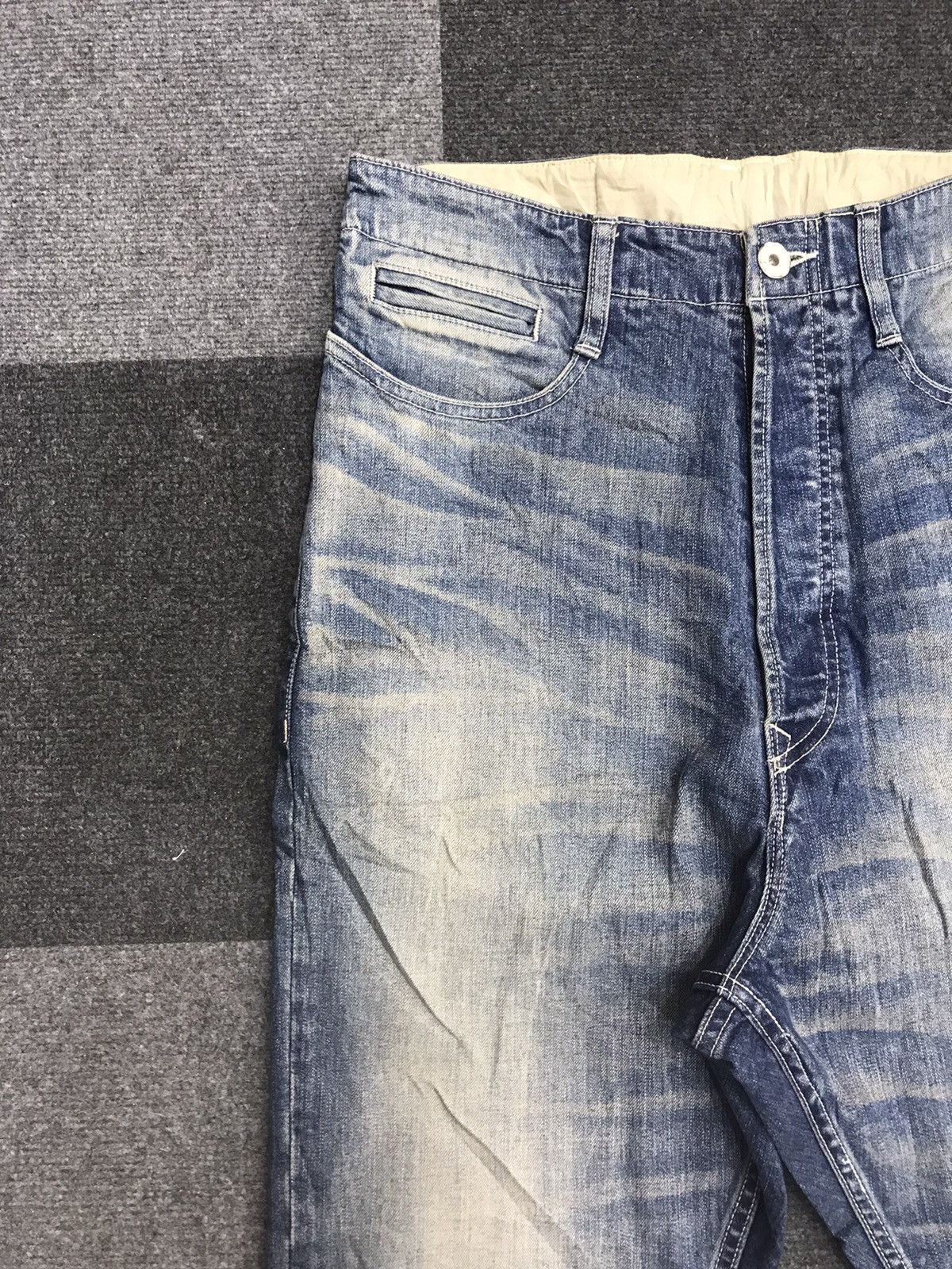 Designer × Japanese Brand NATAL STUDIO Dropped Crotch Jeans Size US 32 / EU 48 - 5 Thumbnail