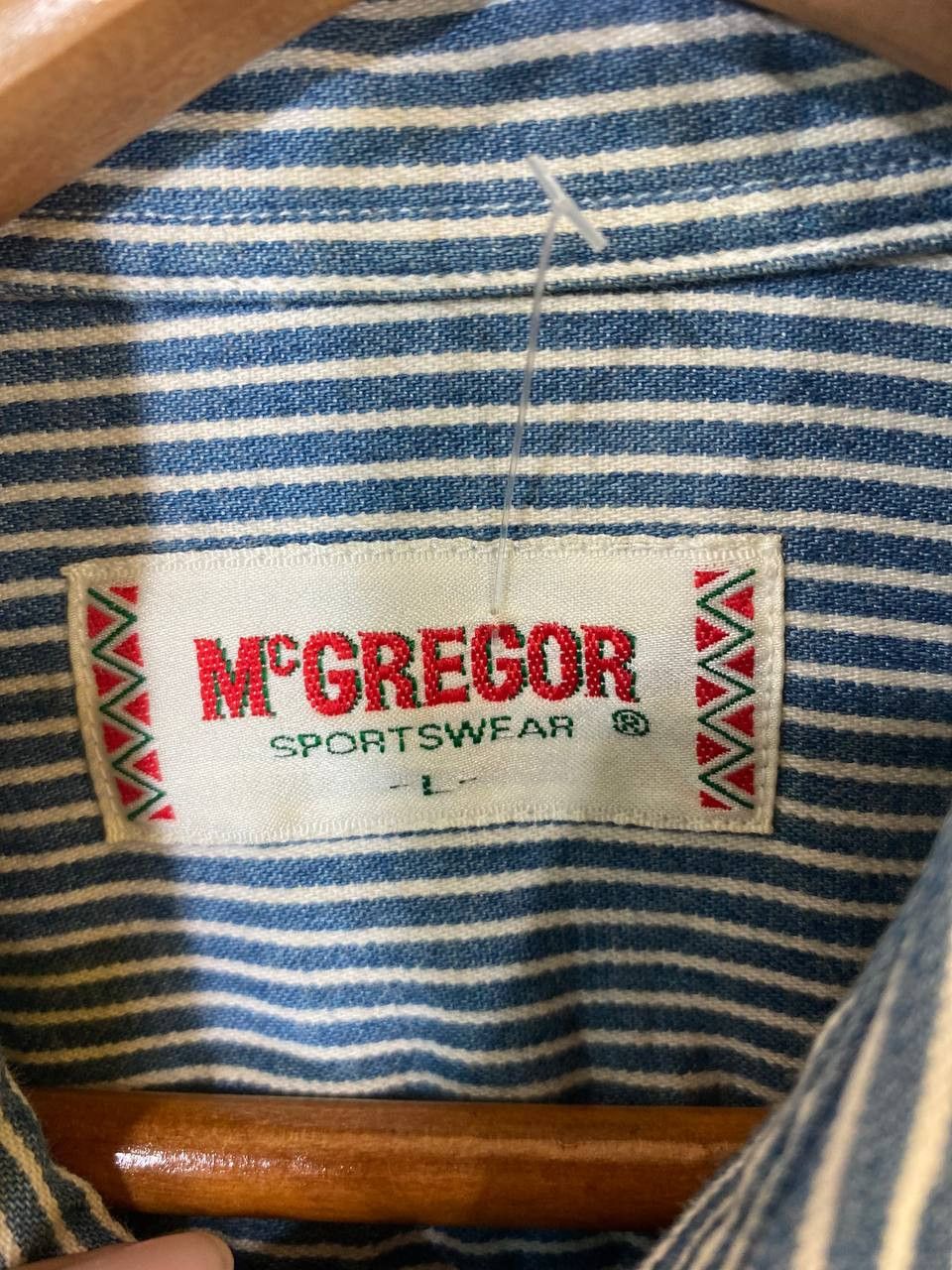 McGregor vintage mc gregor hickory striped shirt very nice design Size US L / EU 52-54 / 3 - 7 Thumbnail