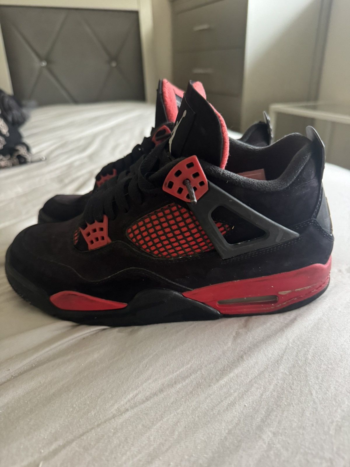 Nike Air jordan 4 thunder red (with box) Size US 8 / EU 41 - 1 Thumbnail
