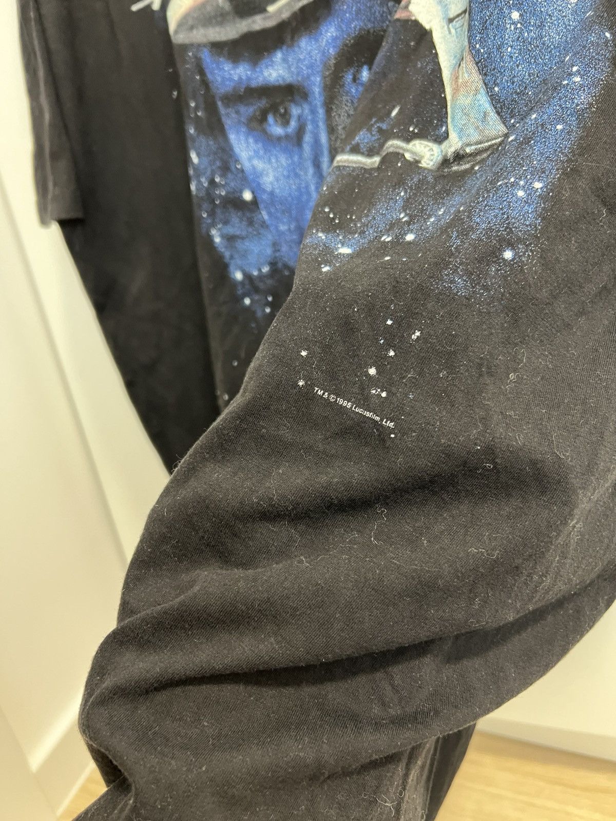 Vintage Vintage 1995 star wars tshirt luke skywalker Size US XL / EU 56 / 4 - 2 Thumbnail