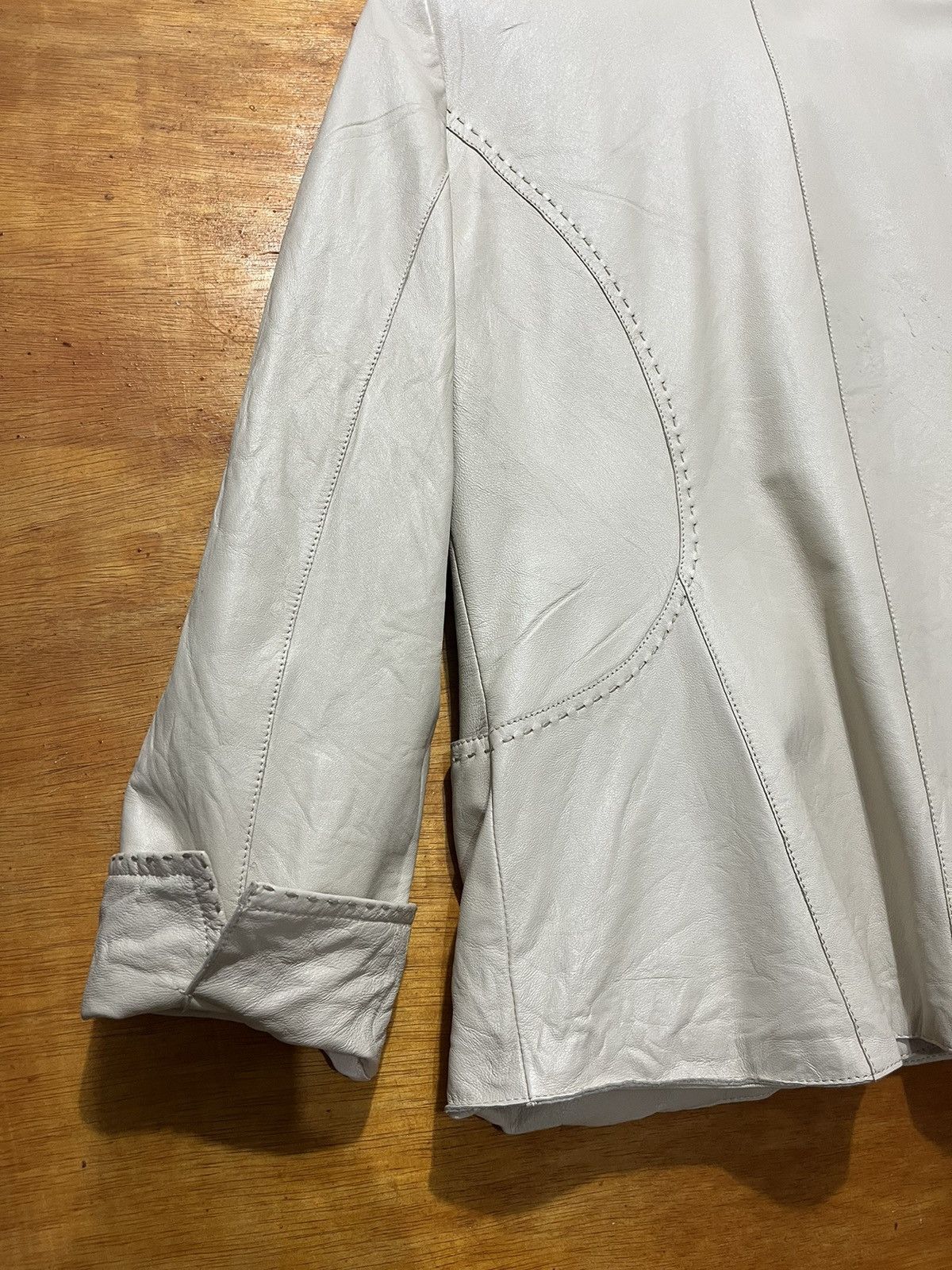 Balmain Authentic BALMAIN Suede Leather Women Jacket Size M / US 6-8 / IT 42-44 - 5 Thumbnail