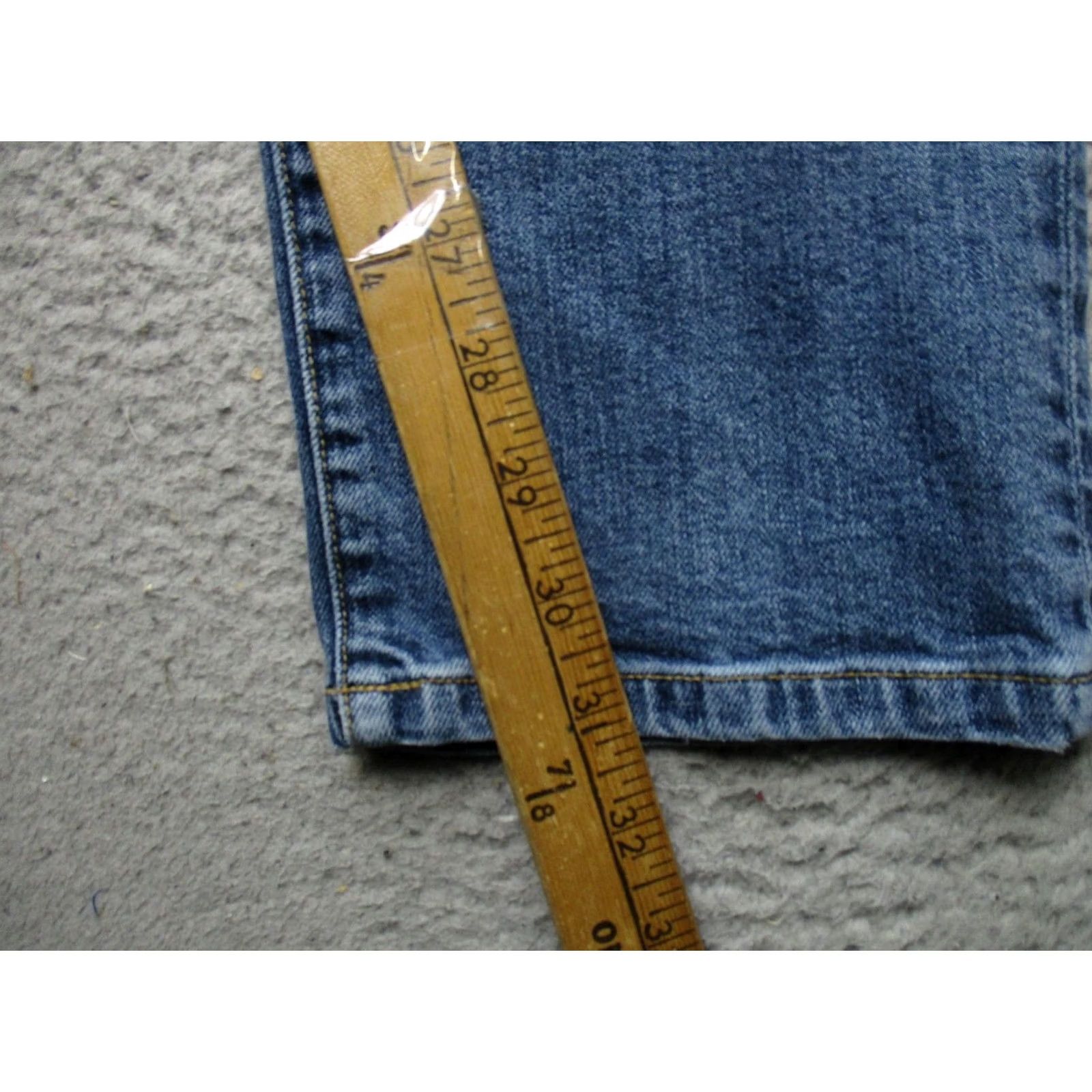Flint And Tinder Flint and Tinder Jeans Mens 33x32 Blue Medium Wash Slim Straight Stretch Denim Shirt? Size US 33 - 7 Thumbnail