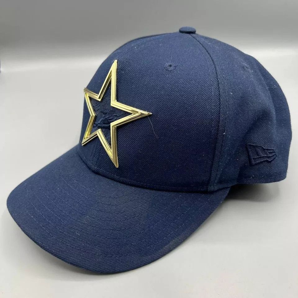 New Era Dallas Cowboys Hat Men Blue 9Fifty New Era NFL Snap Back Cap Size ONE SIZE - 2 Thumbnail