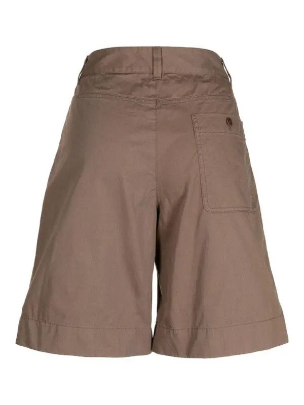 Lemaire o1mle0824 Chino Shorts in Brown Size 26" / US 2 / IT 38 - 2 Thumbnail