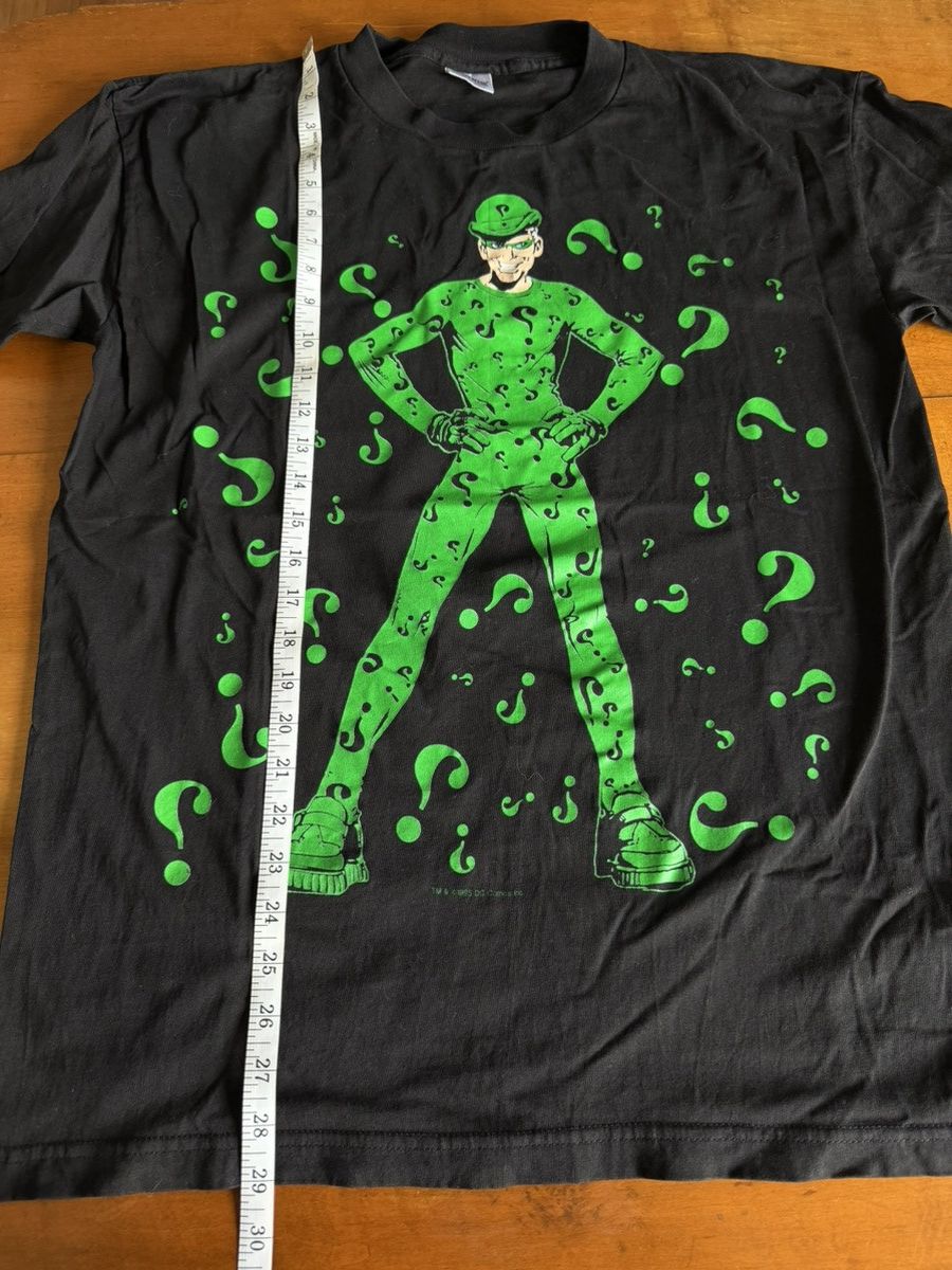 Other Vintage Batman Forever Riddler T-Shirt Large DC Comics Size US L / EU 52-54 / 3 - 4 Thumbnail