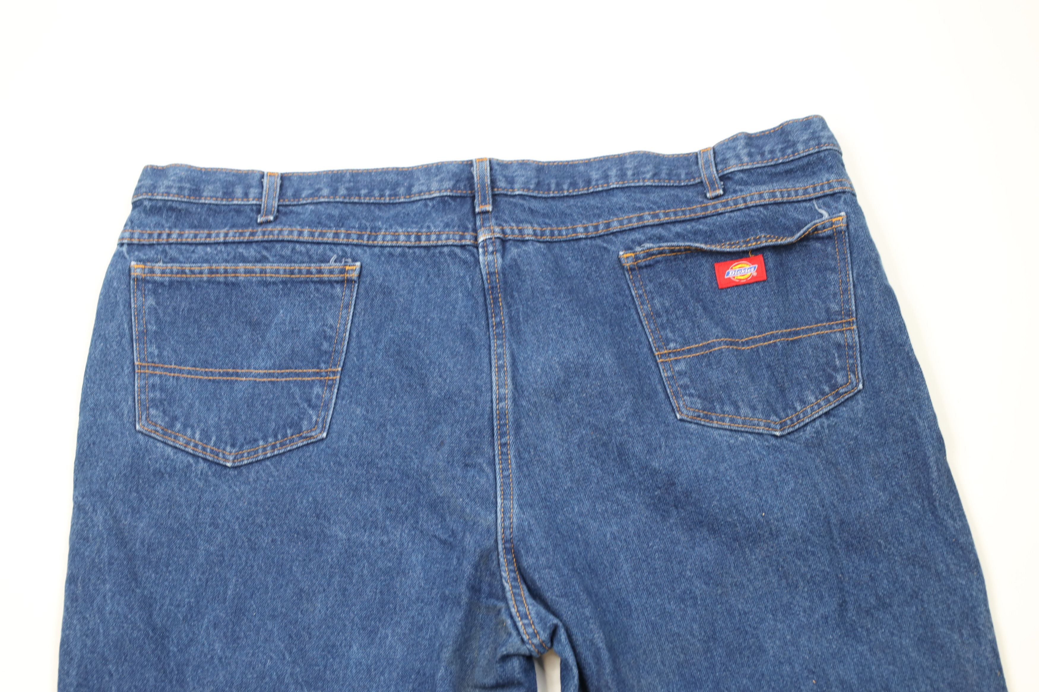 Dickies Vintage Y2K Dickies Spell Out Wide Leg Dungaree Denim Jeans Size US 44 / EU 60 - 10 Thumbnail