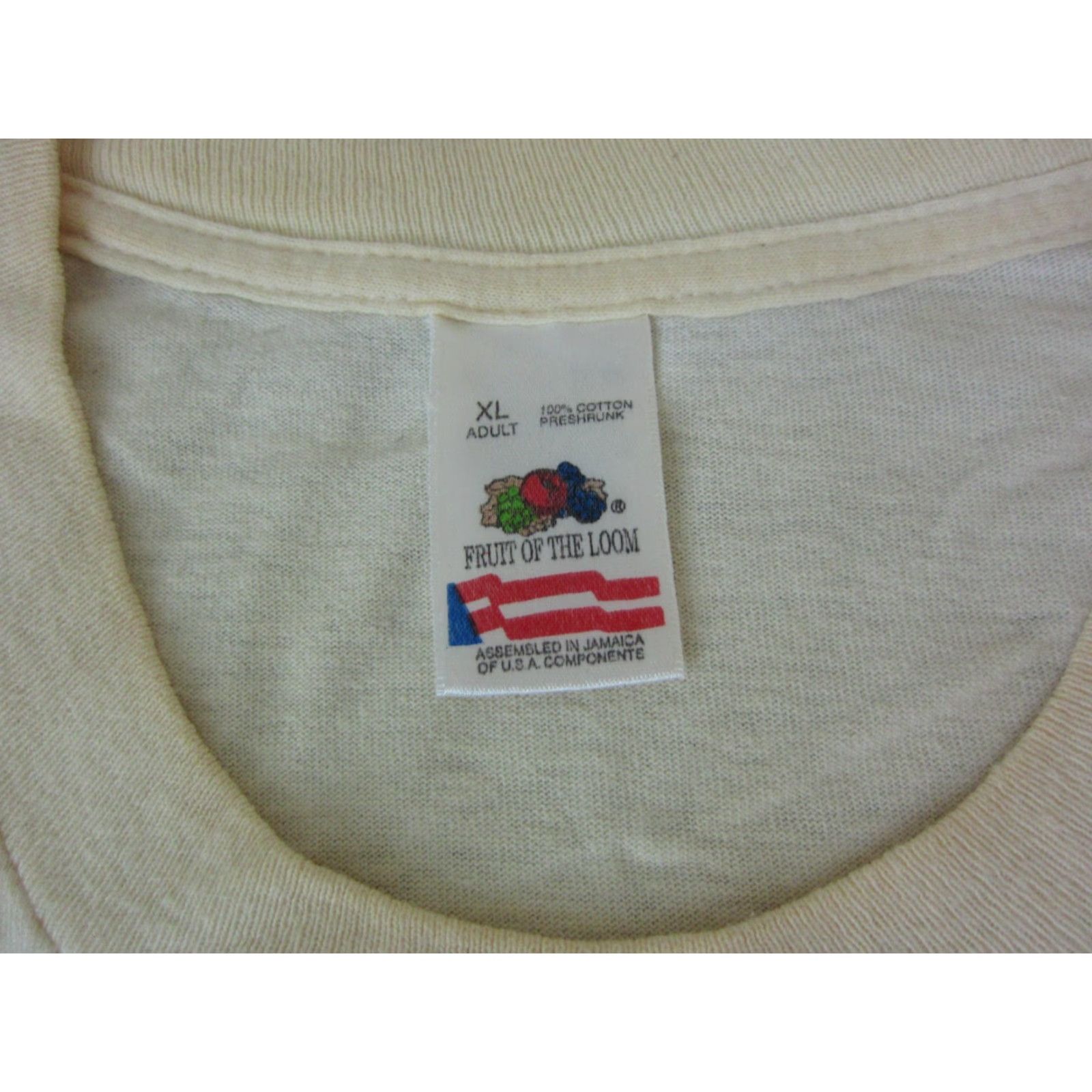 Fruit Of The Loom VINTAGE Fruit of the Loom Shirt Mens XL White Life Fitness USA Made Shirt XL White Size US XL / EU 56 / 4 - 7 Thumbnail