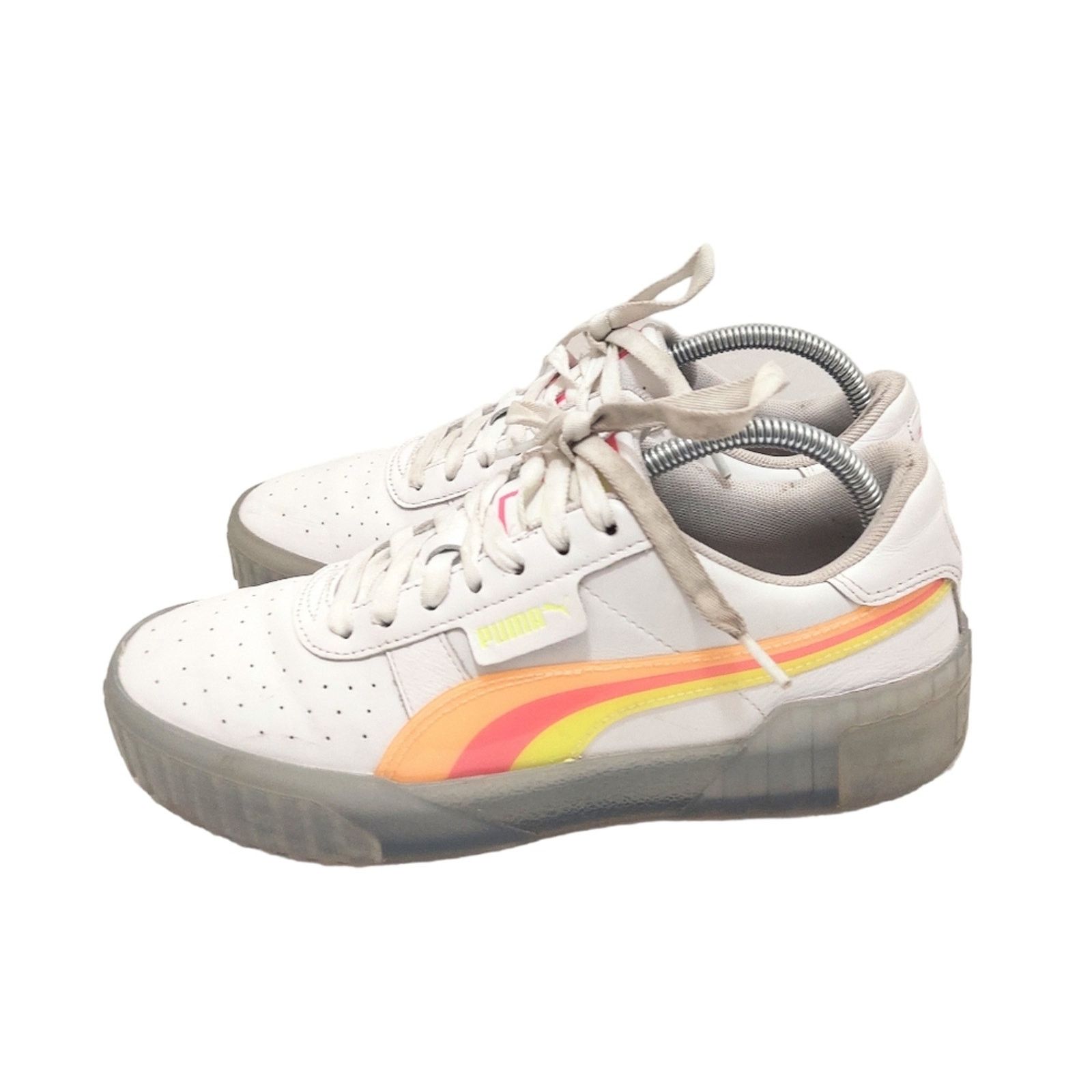 Puma Puma Cali Neon Iced Leather Running Sneakers Women's Size 10 Size US 10 / IT 40 - 4 Thumbnail