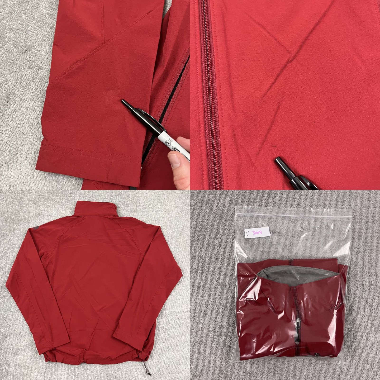Mountain Hardwear Mountain Hardwear Jacket Men Medium Red Softshell Full Zip Pocket Hiking Outdoor Size US M / EU 48-50 / 2 - 8 Thumbnail