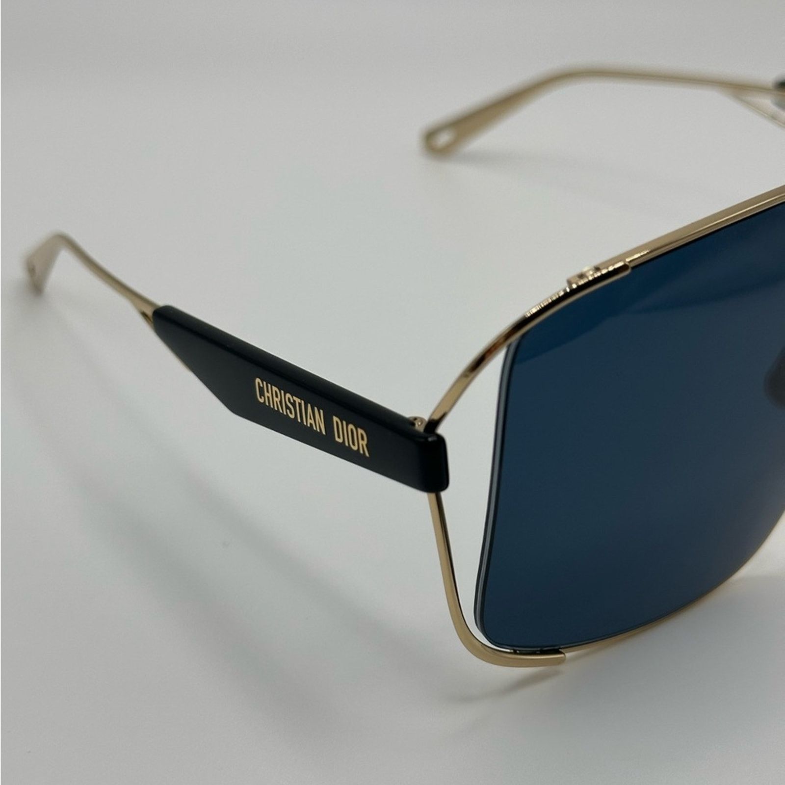Dior NEW Dior Sunglasses Archidior S1U Shiny Gold Blue Women Size ONE SIZE - 8 Thumbnail